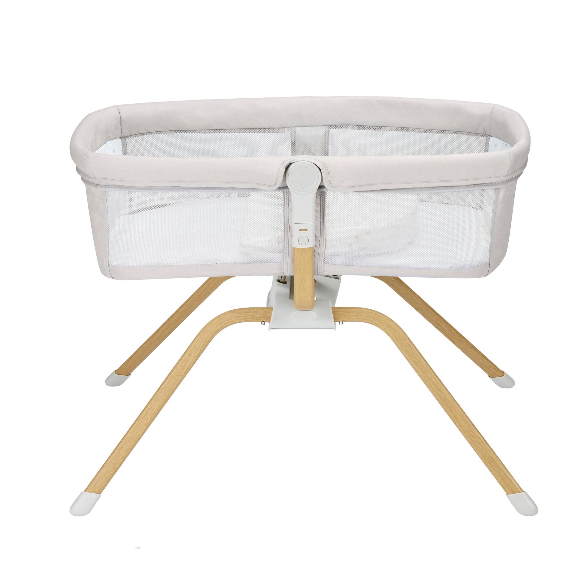 Babymore Air Motion Gliding Crib – Grey-Dreamy Nursery