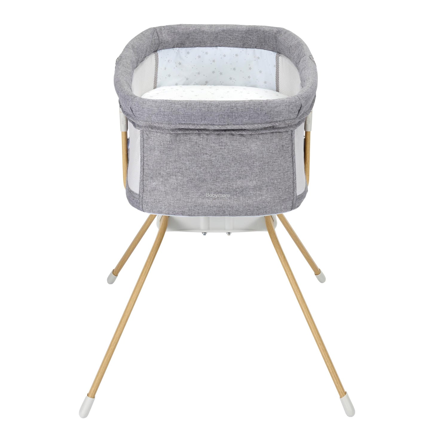 Babymore Air Motion Gliding Crib – Slate-Dreamy Nursery