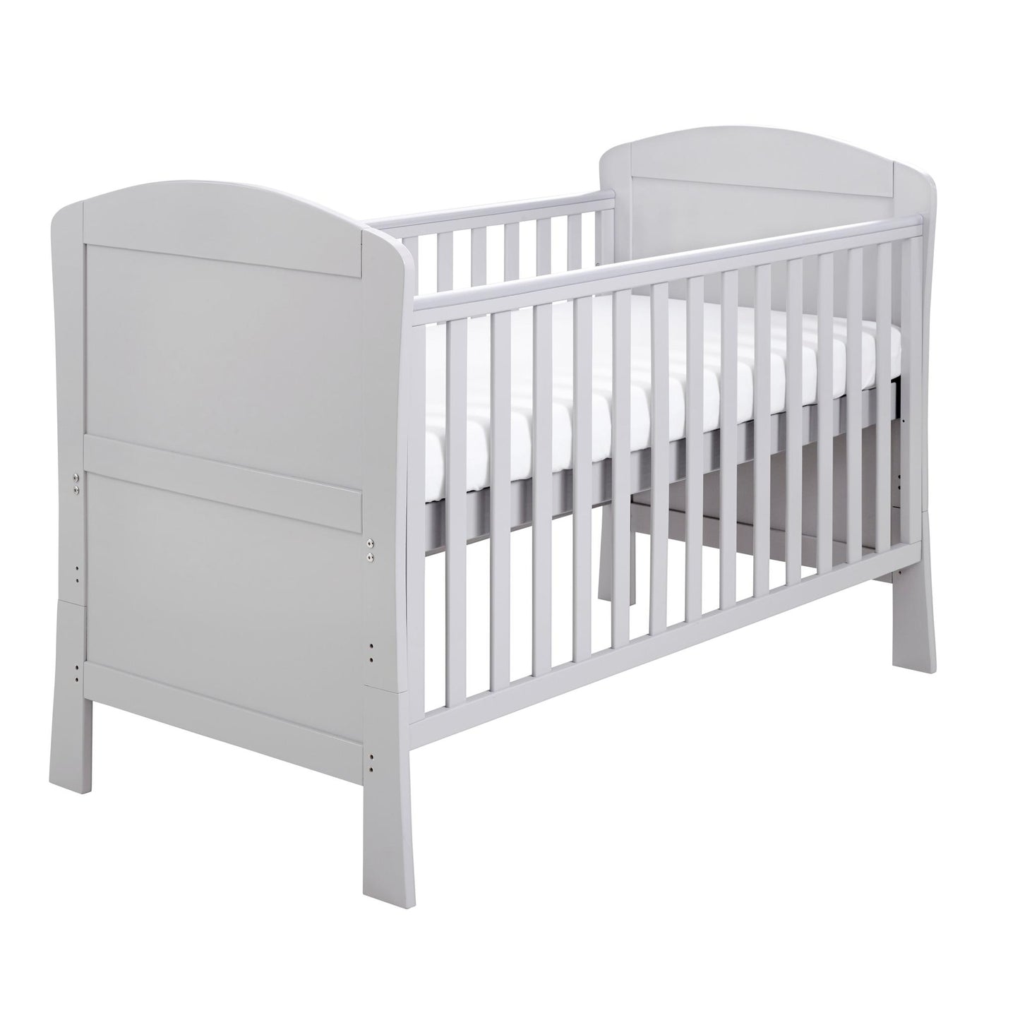 Babymore Aston Drop Side Cot Bed – Grey-Dreamy Nursery