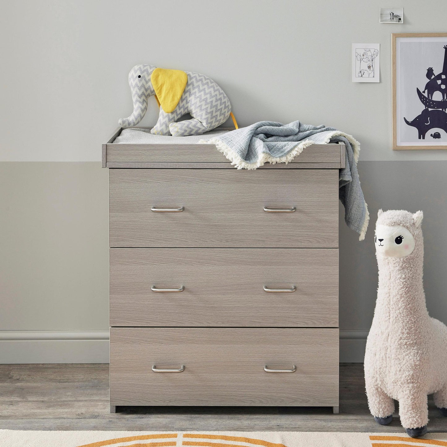 Babymore Caro Mini 3 Piece Room Set - Grey Wash-Dreamy Nursery