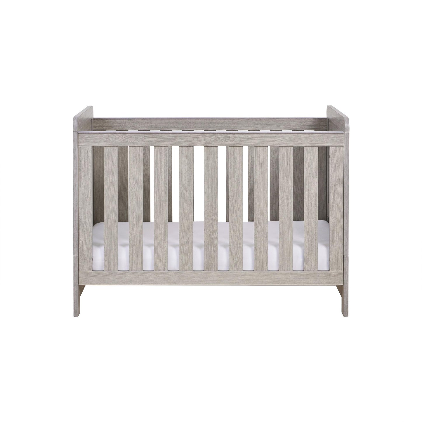Babymore Caro Mini Cot Bed - Grey Wash-Dreamy Nursery