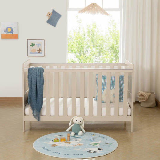 Babymore Caro Urban Cot Bed – Cashmere-Dreamy Nursery
