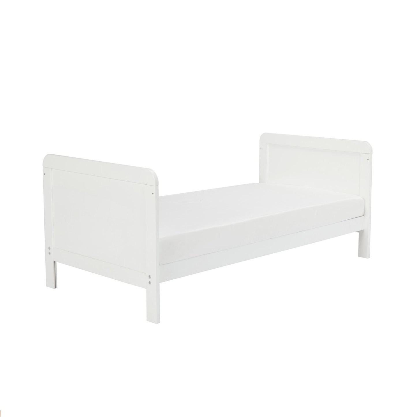 Babymore Caro Urban Cot Bed – White-Dreamy Nursery