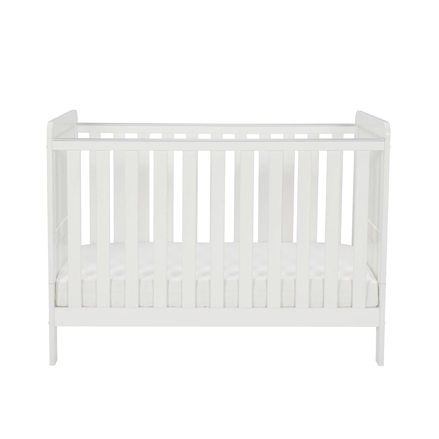 Babymore Caro Urban Mini Cot Bed - White-Dreamy Nursery