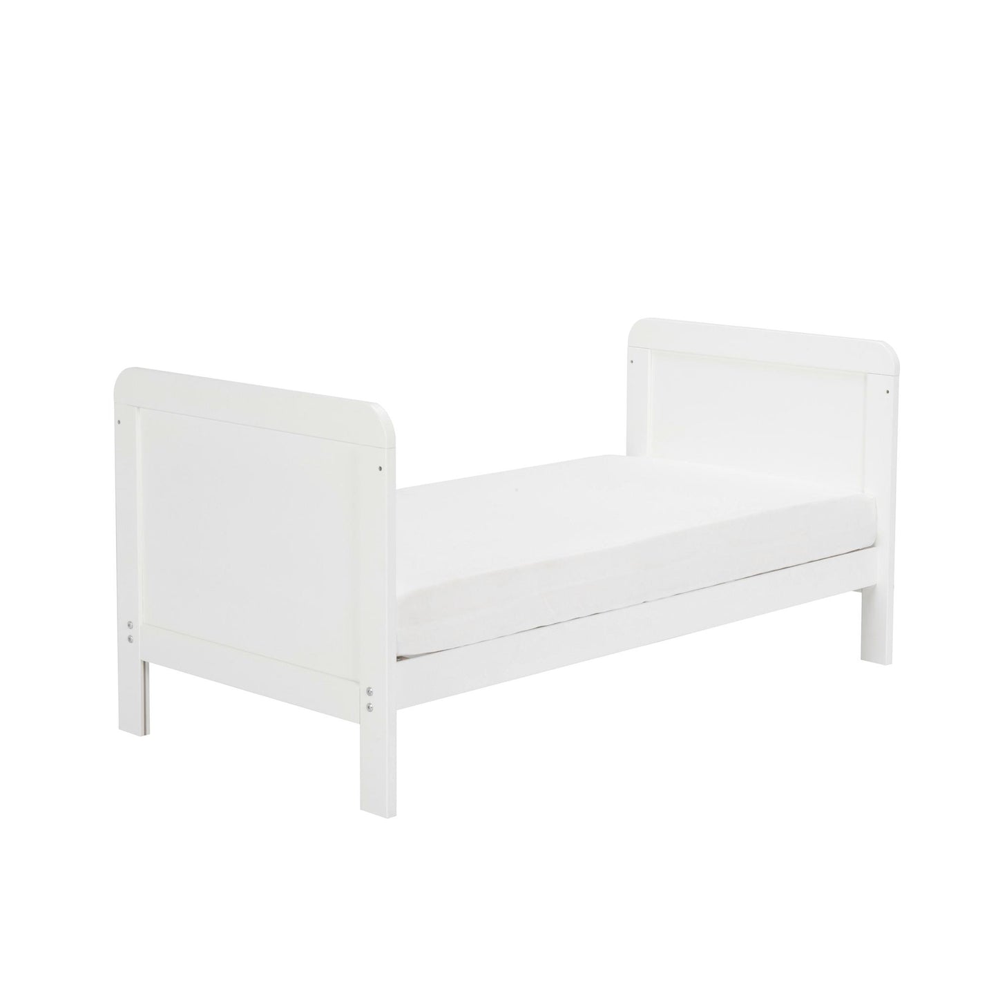 Babymore Caro Urban Mini Cot Bed - White-Dreamy Nursery