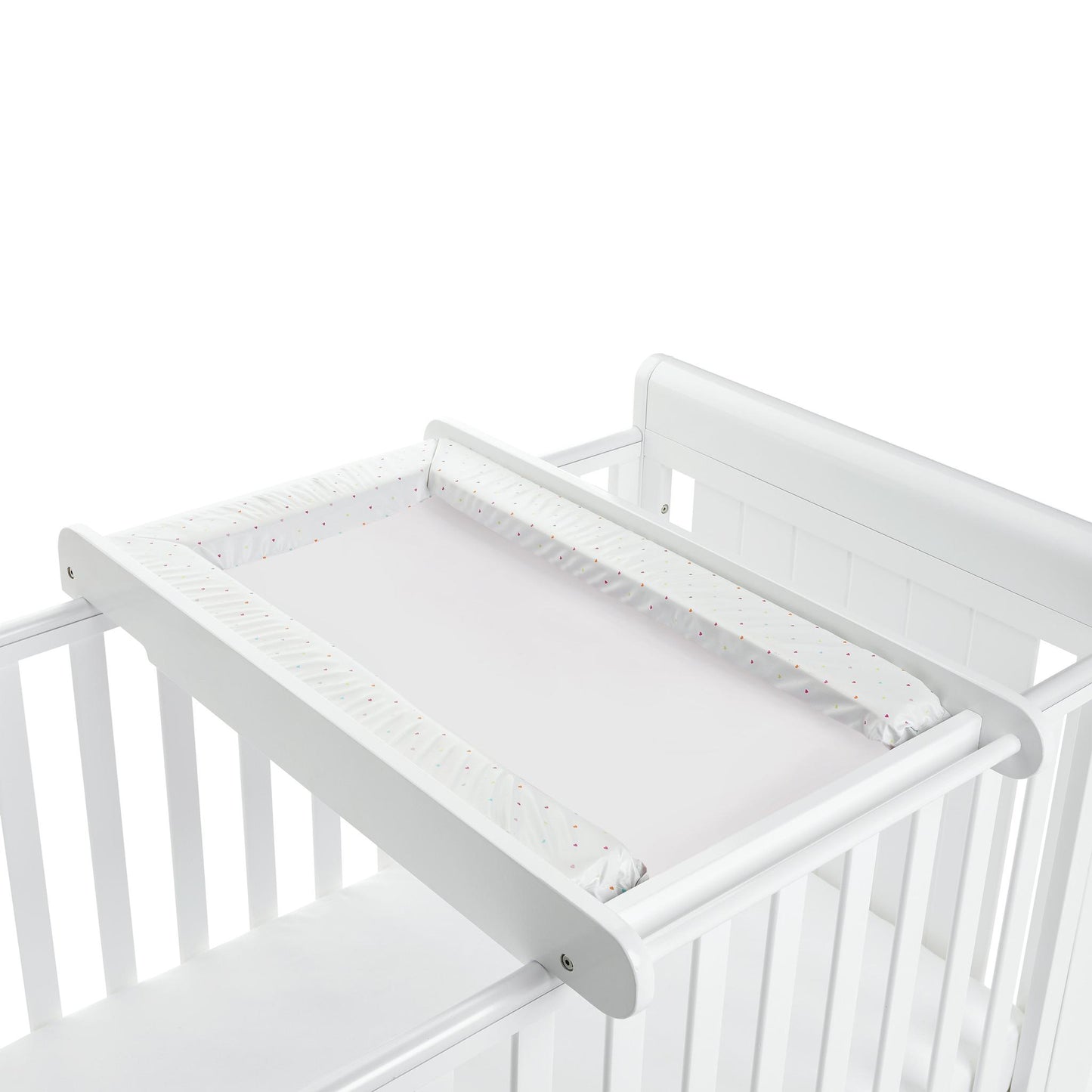 Babymore Cot Top Changer - White-Dreamy Nursery