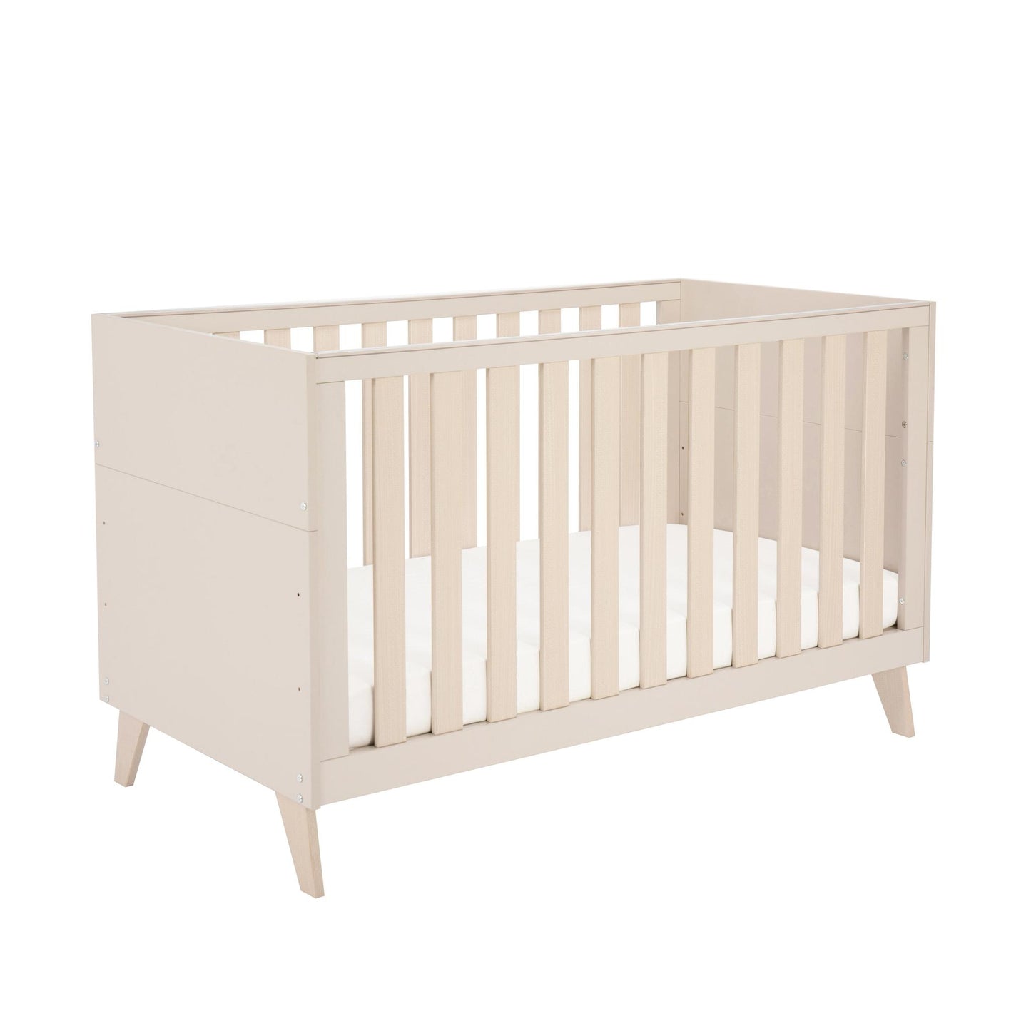Babymore Dante Cot Bed – Cashmere-Dreamy Nursery