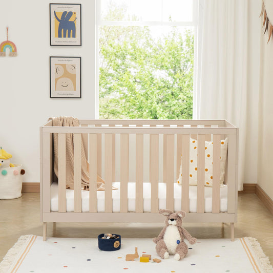 Babymore Dante Cot Bed – Cashmere-Dreamy Nursery