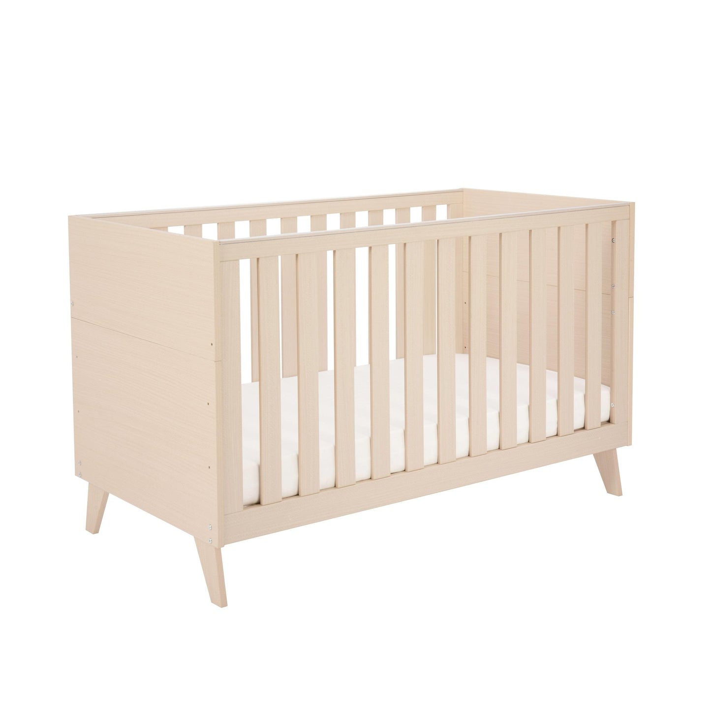 Babymore Dante Cot Bed – Natural-Dreamy Nursery