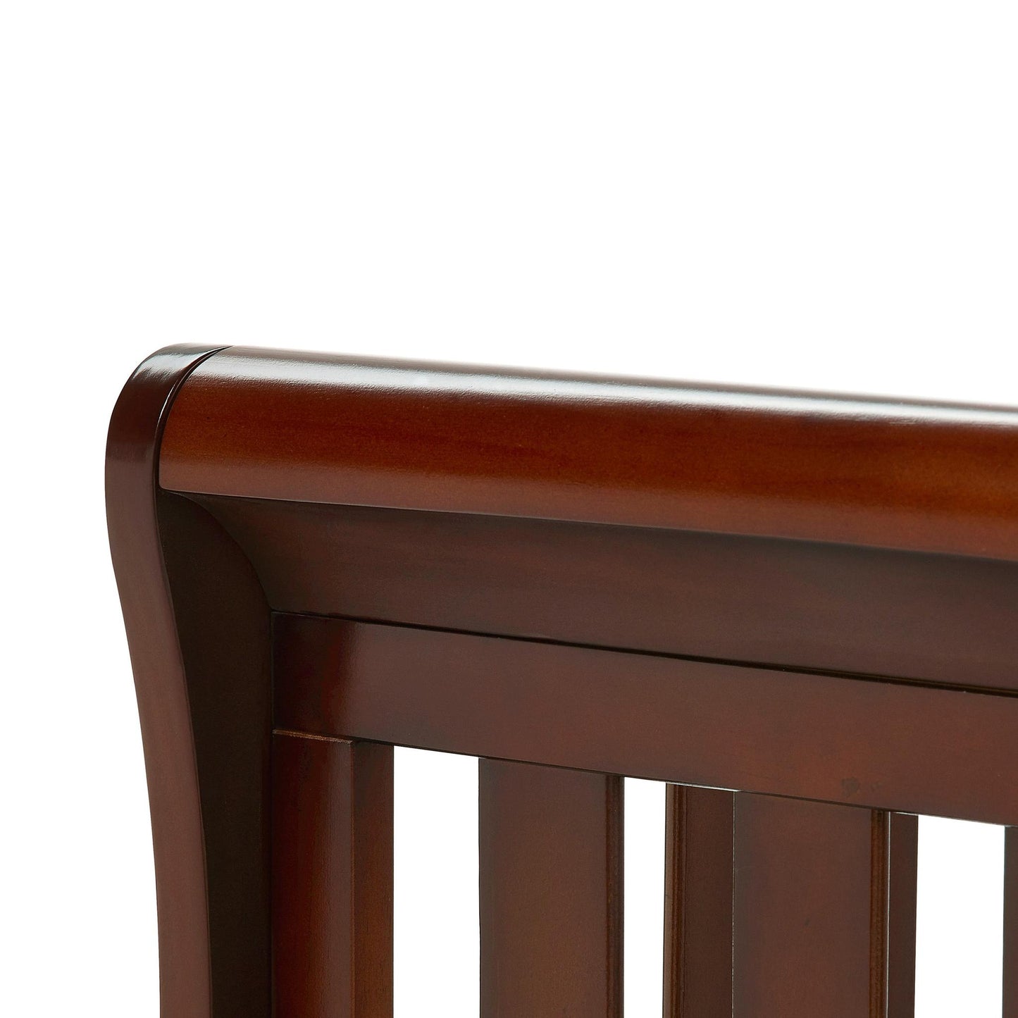 Babymore Eva Sleigh Cot Bed Drop Side (with under-cot storage) - Brown-Dreamy Nursery