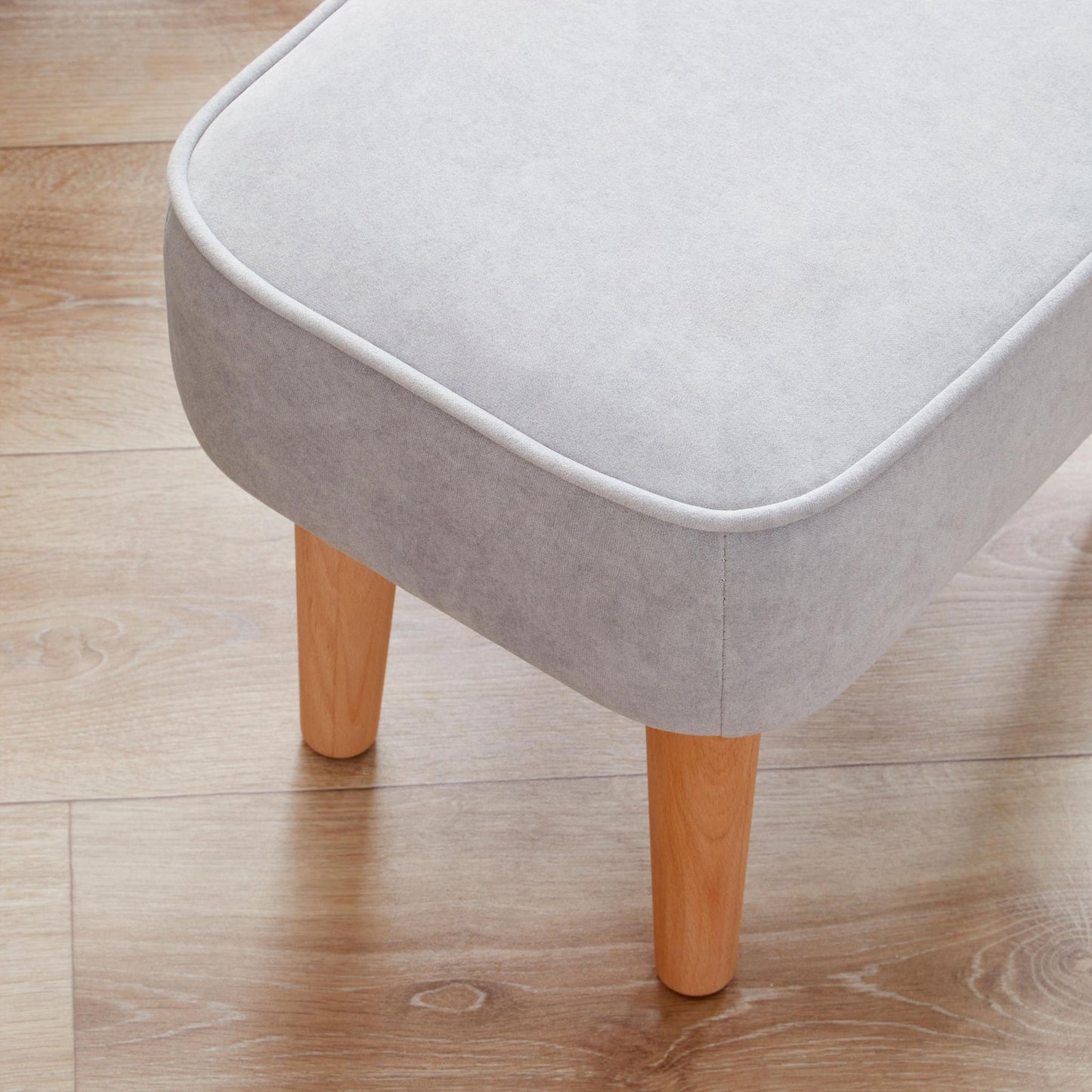 Babymore Freya Nursing Chair with Footstool – Grey-Dreamy Nursery
