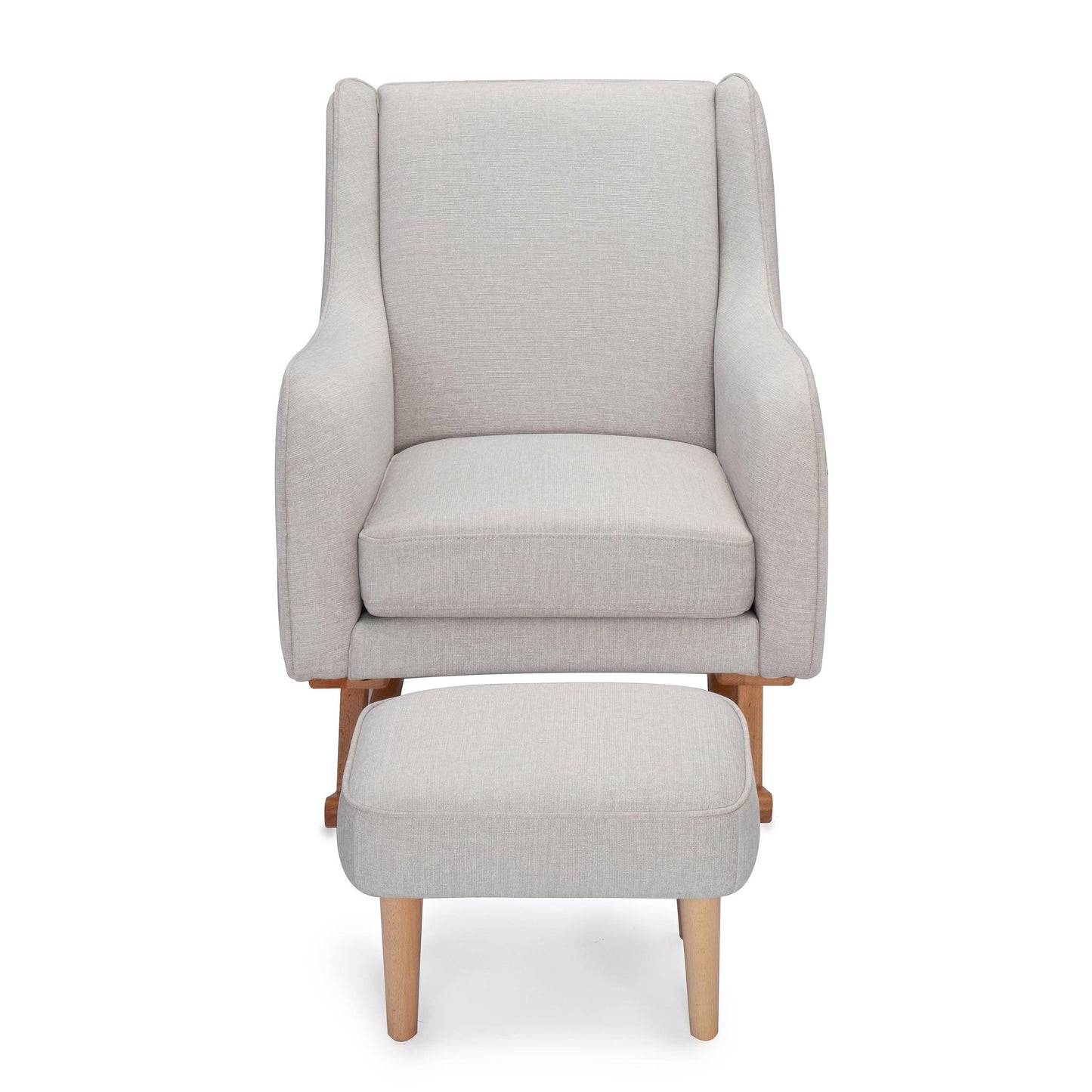 Babymore Ida Nursing Chair with Footstool – Cashmere-Dreamy Nursery