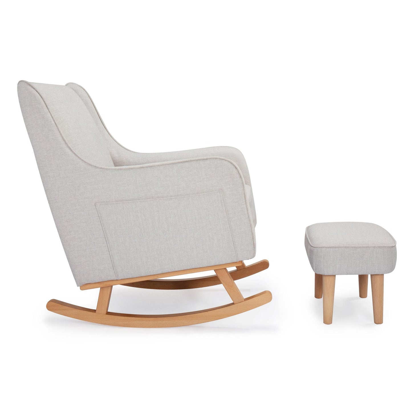 Babymore Ida Nursing Chair with Footstool – Cashmere-Dreamy Nursery