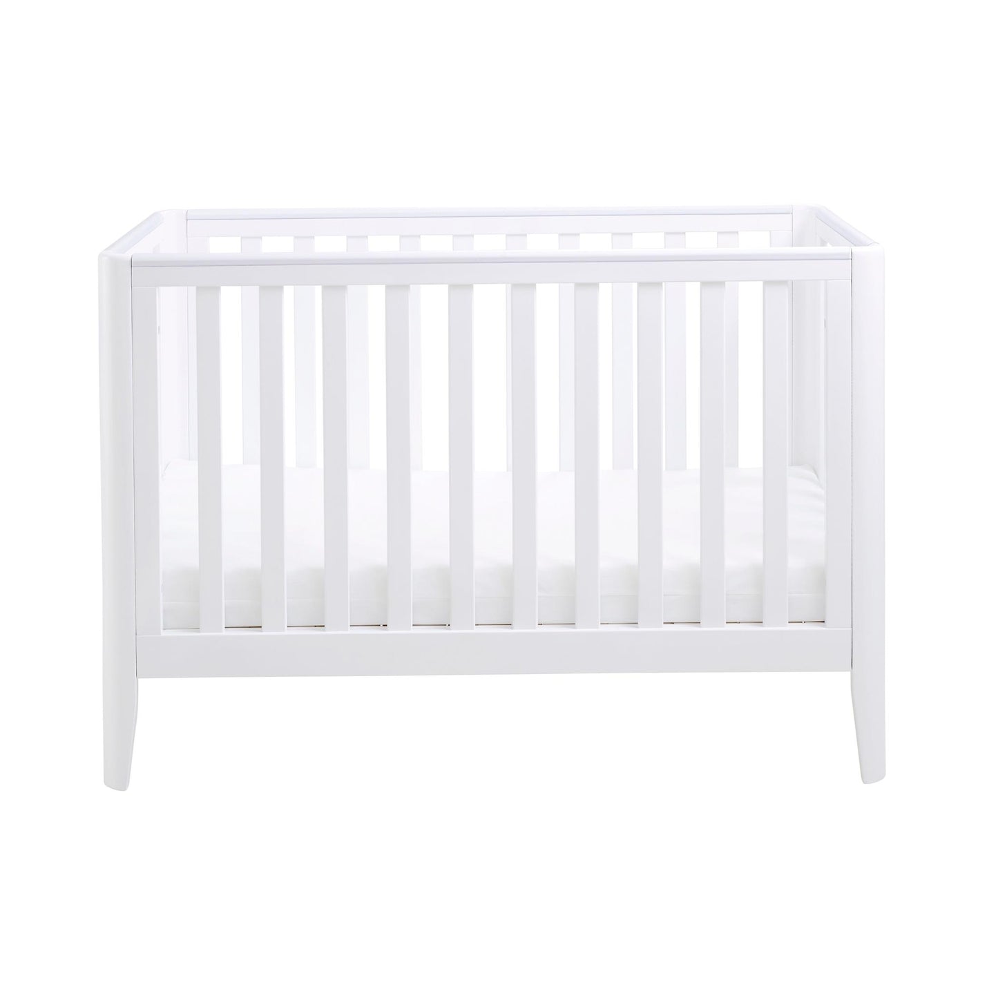 Babymore Iris Cot Bed – White-Dreamy Nursery