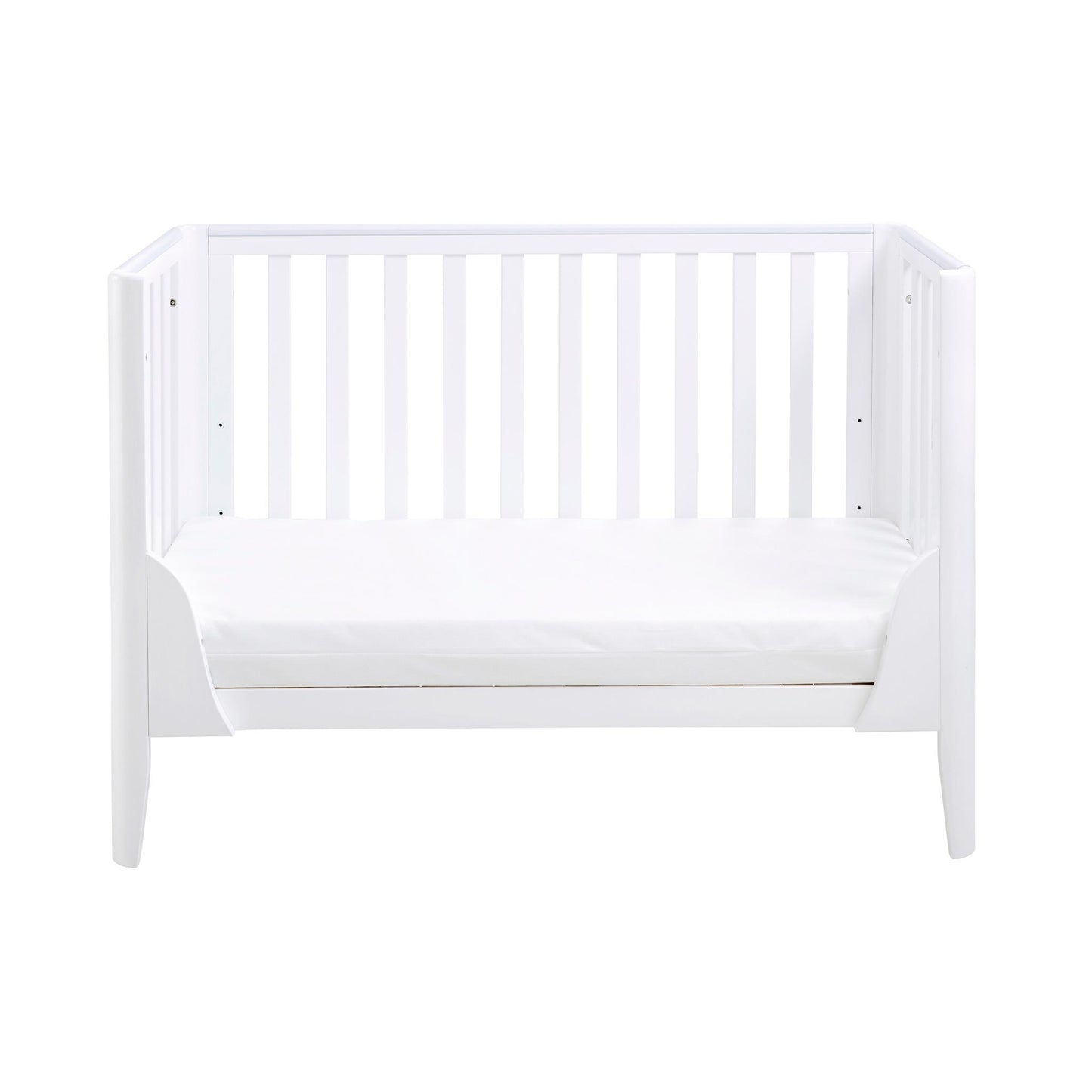 Babymore Iris Cot Bed – White-Dreamy Nursery