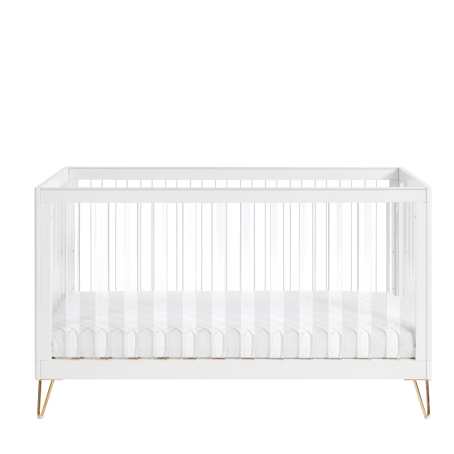 Babymore Kimi Acrylic Cot Bed-Dreamy Nursery