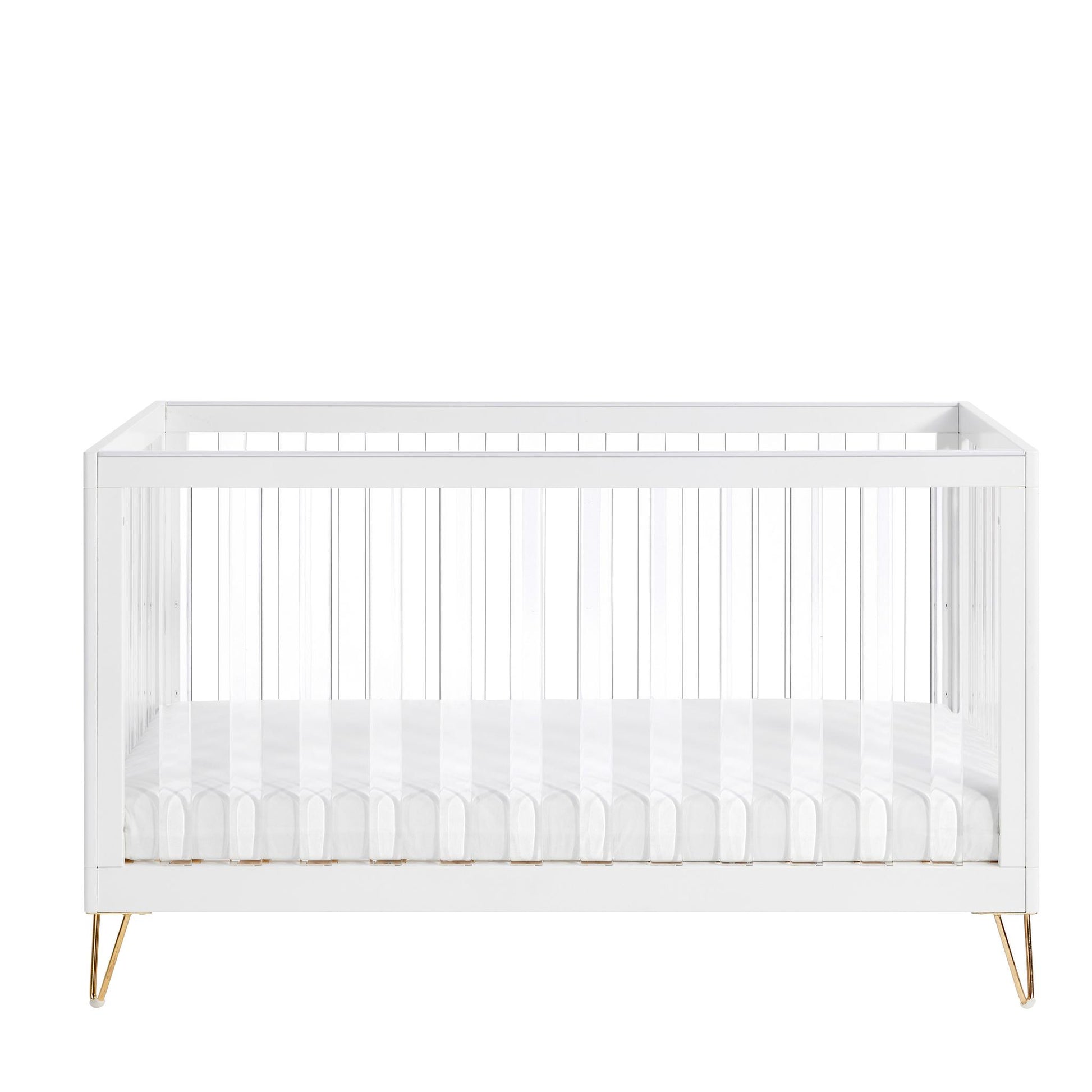 Babymore Kimi Acrylic Cot Bed-Dreamy Nursery