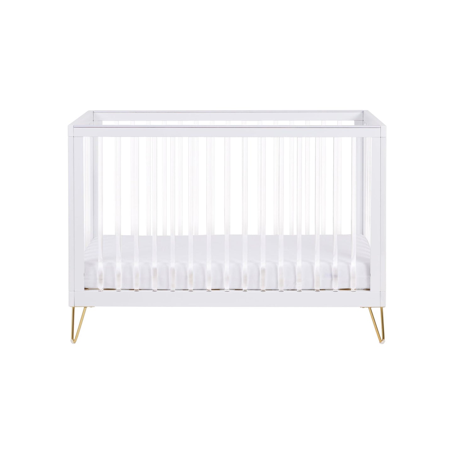 Babymore Kimi Mini Cot Bed - Acrylic-Dreamy Nursery