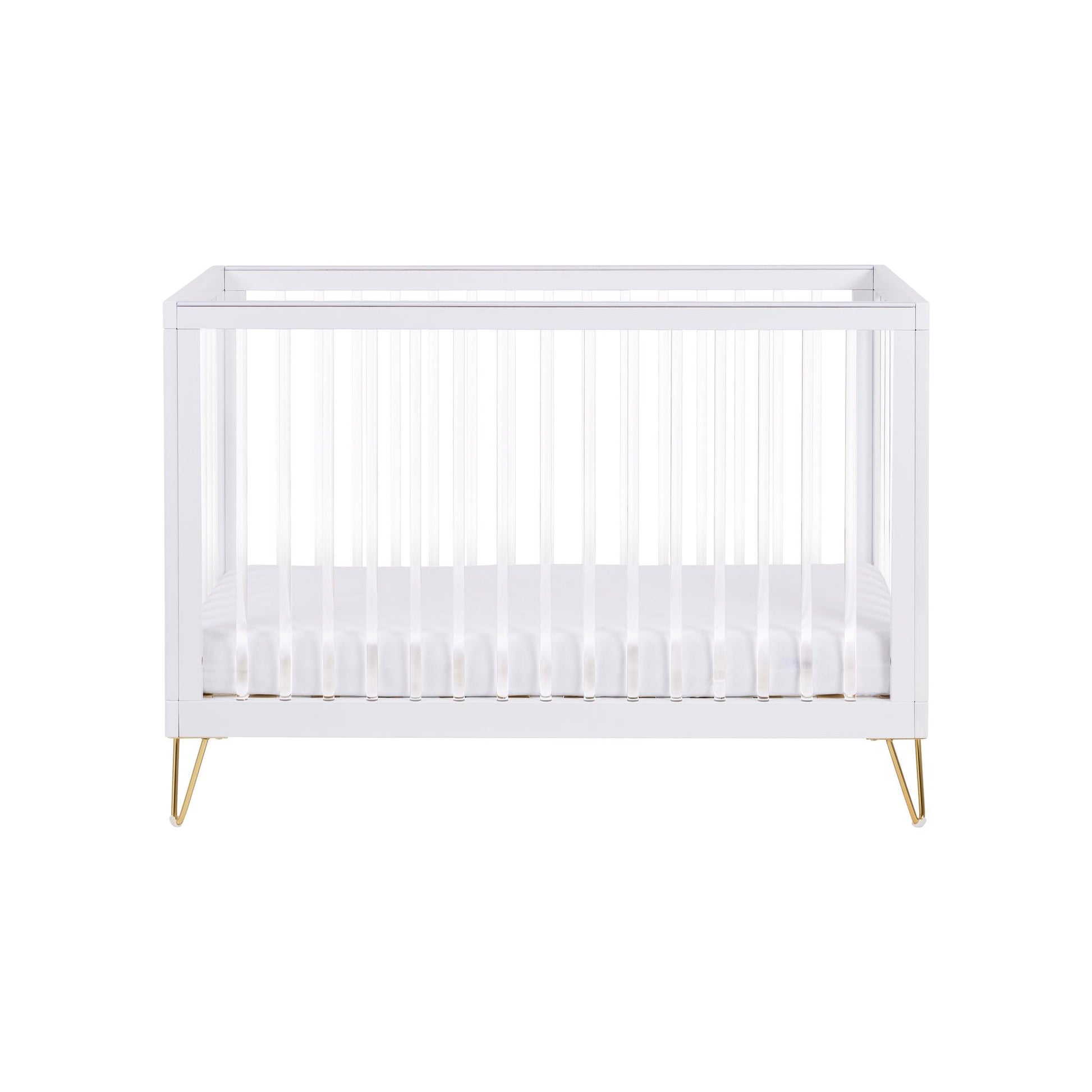 Babymore Kimi Mini Cot Bed - Acrylic-Dreamy Nursery