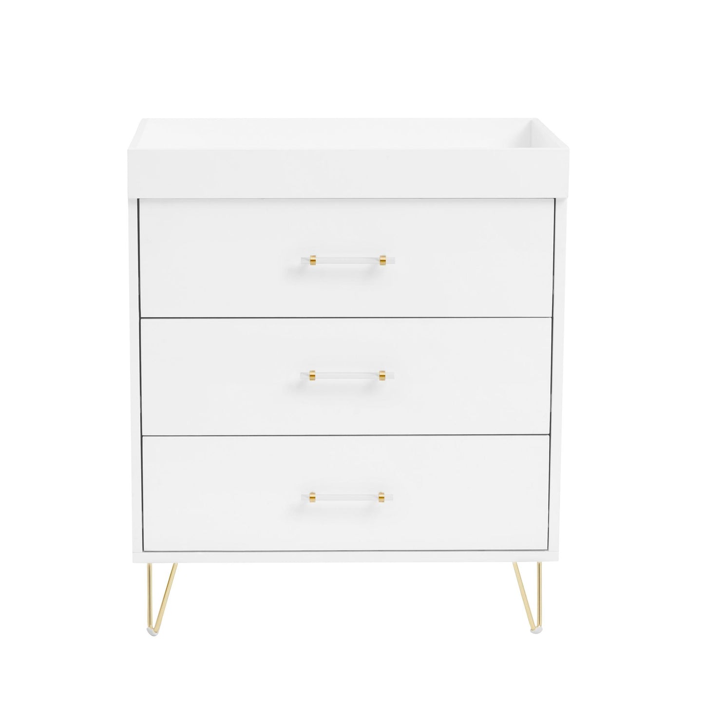 Babymore Kimi Nursery Chest Changer - Acrylic-Dreamy Nursery