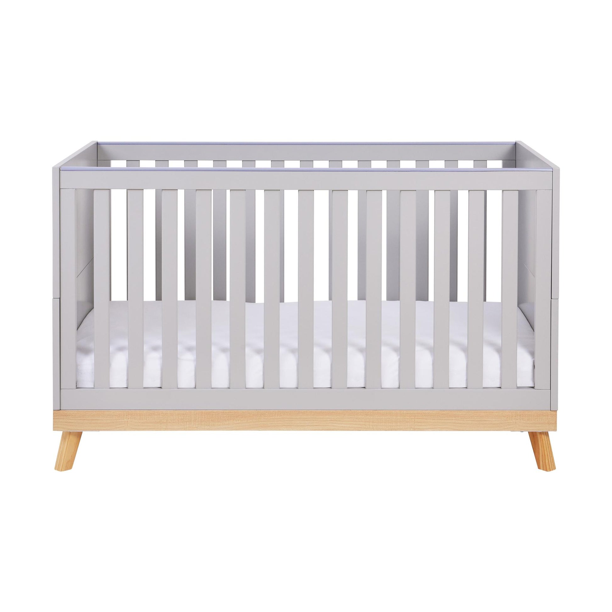 Babymore Mona Cot Bed – Grey-Dreamy Nursery