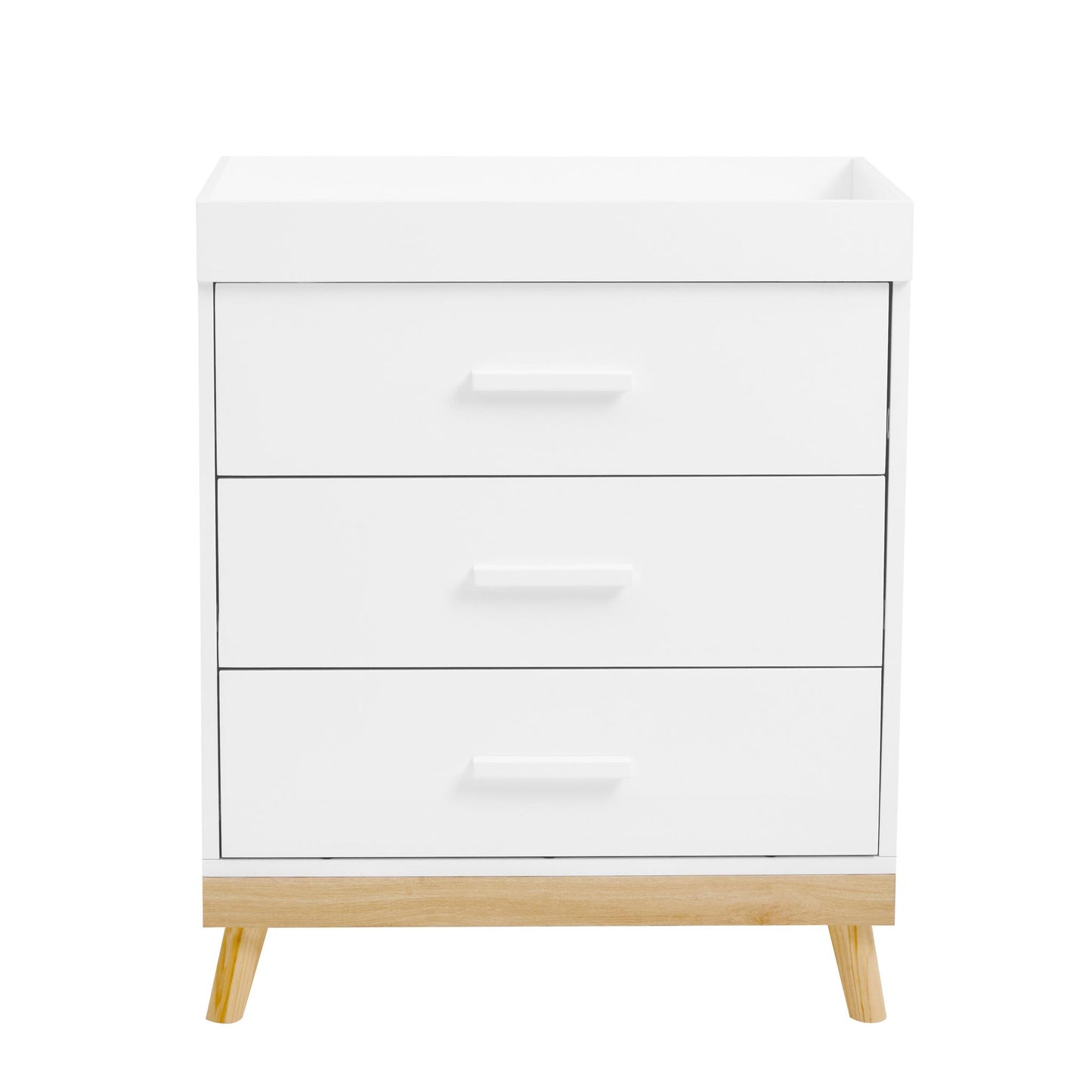 Babymore Mona Nursery Chest Changer - White-Dreamy Nursery