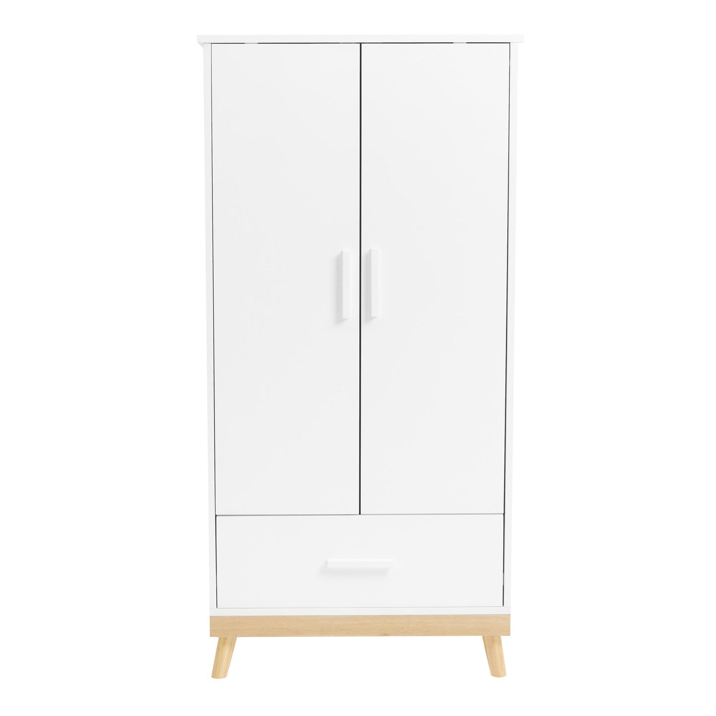 Babymore Mona Nursery Wardrobe - White-Dreamy Nursery