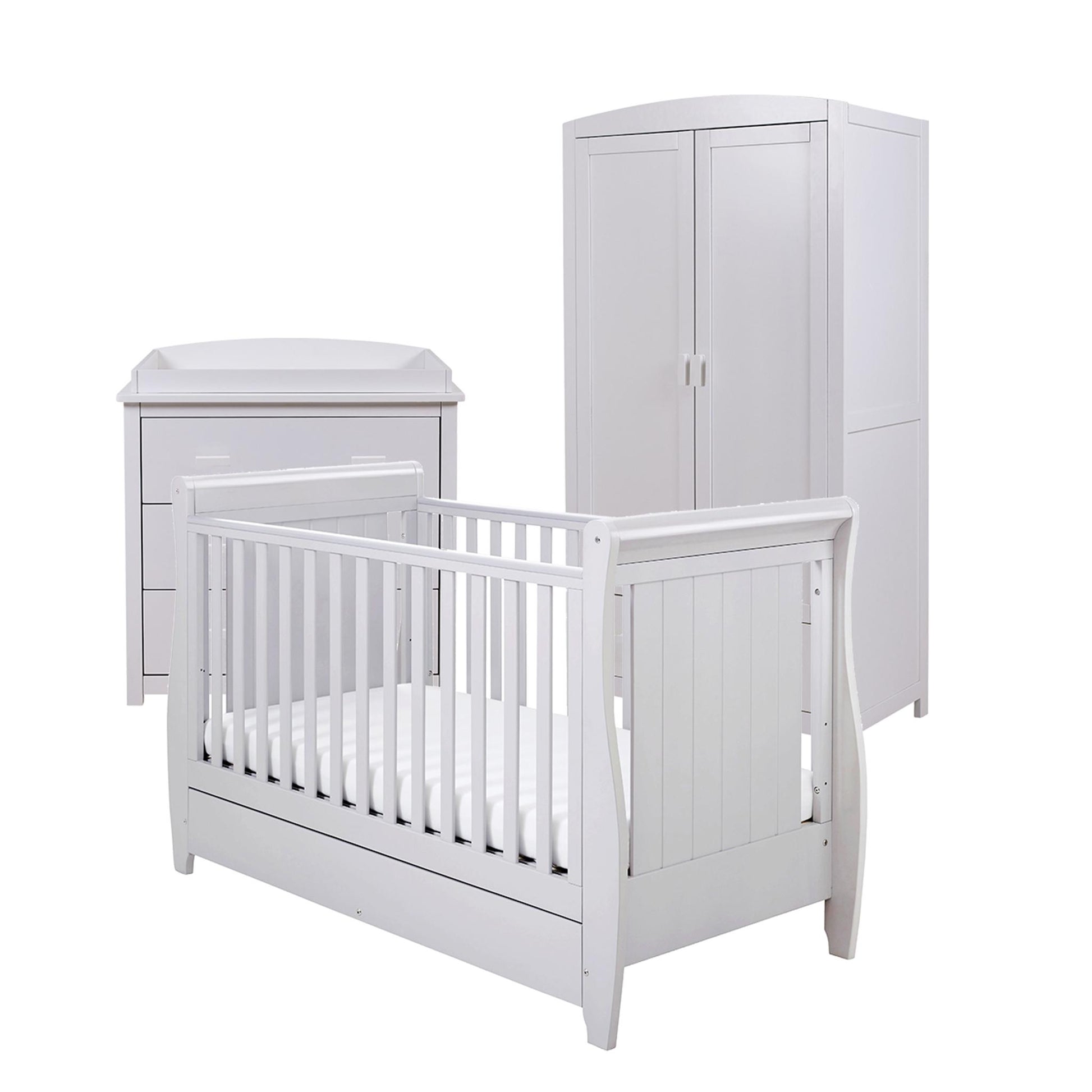 Babymore Stella 3 Piece Nursery Room Set - Grey-Dreamy Nursery