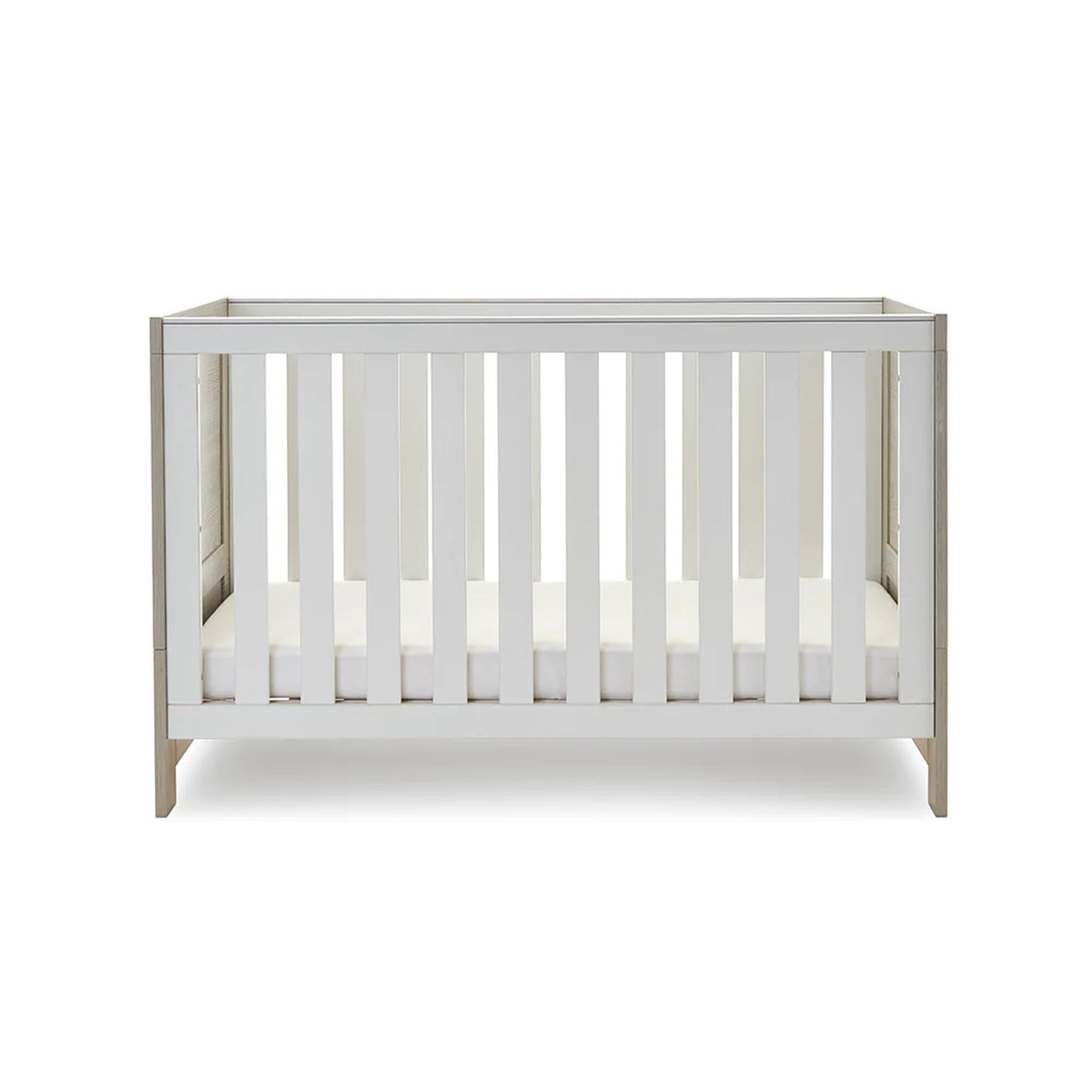 Obaby Nika Mini 2 Piece Room Set - Grey Wash & White