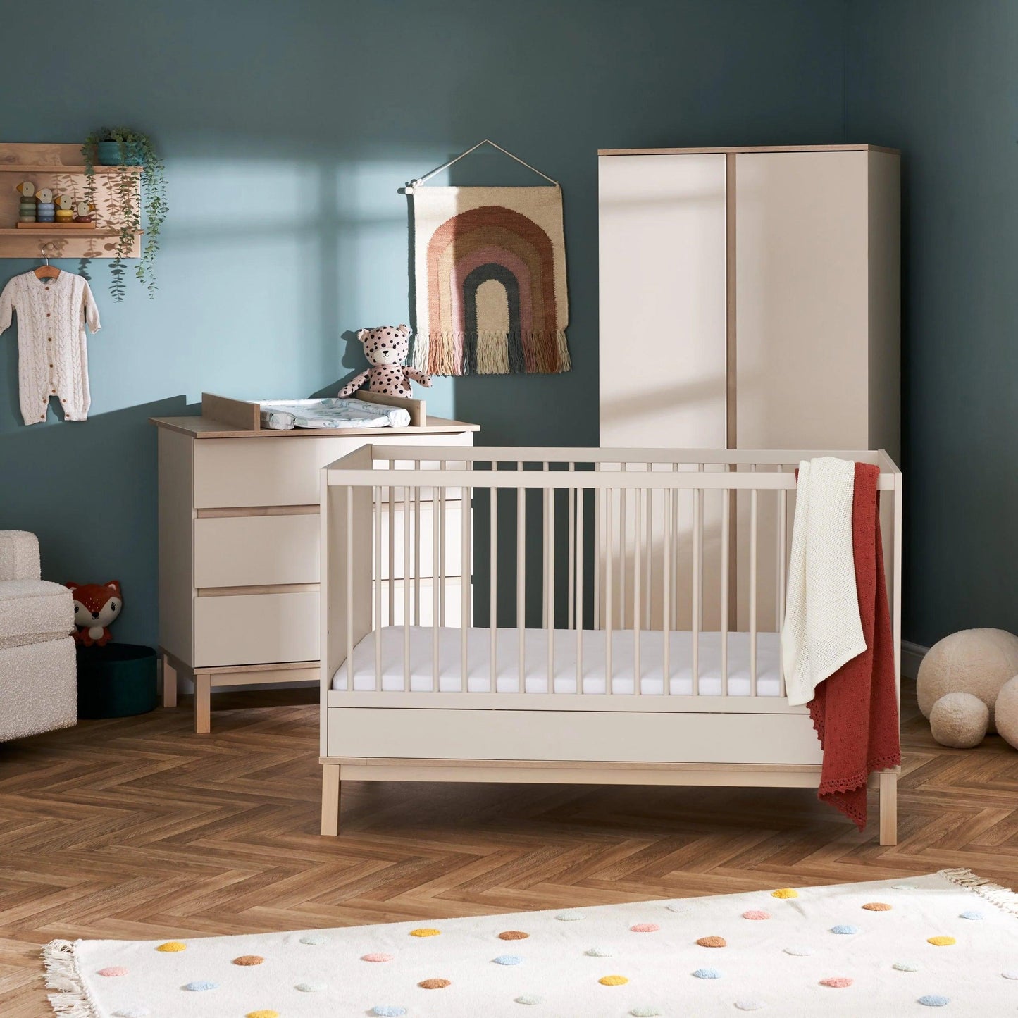 Obaby Astrid 3 Piece Room Set - Satin-Dreamy Nursery