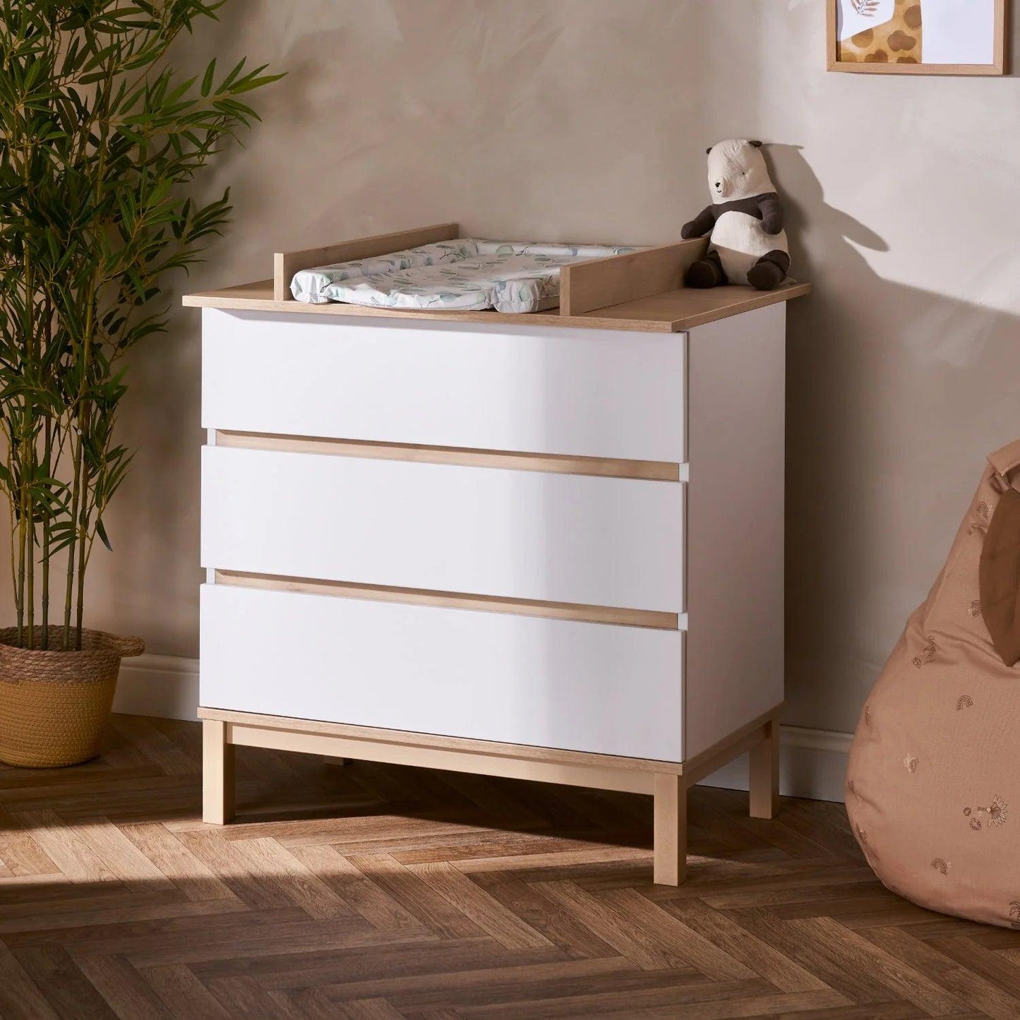 Obaby Astrid Changing Unit - White-Dreamy Nursery