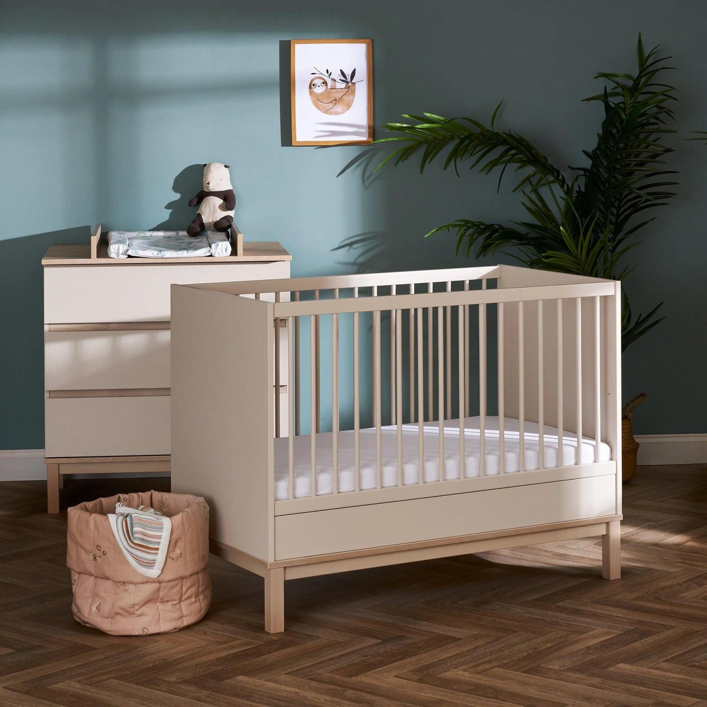 Obaby Astrid Mini 2 Piece Room Set - Satin-Dreamy Nursery