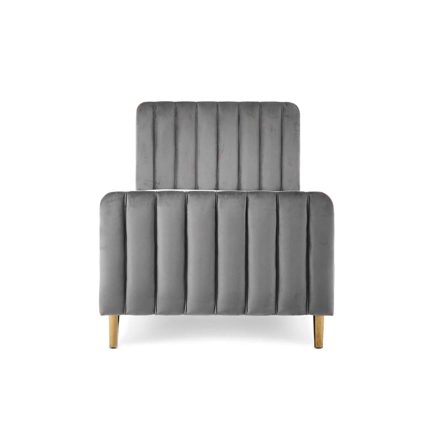 Obaby Gatsby Single Bed - Velvet Grey-Dreamy Nursery