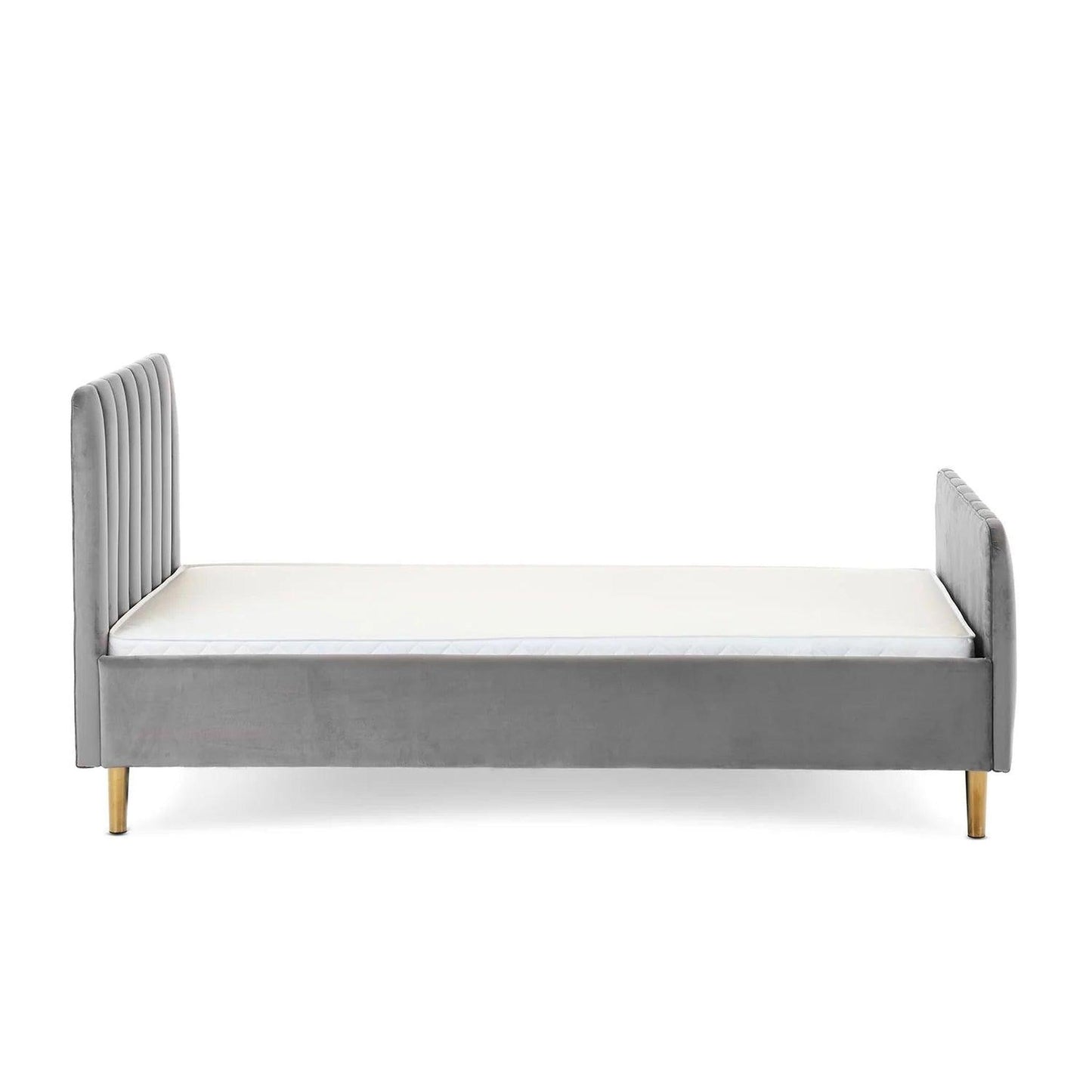Obaby Gatsby Single Bed - Velvet Grey-Dreamy Nursery