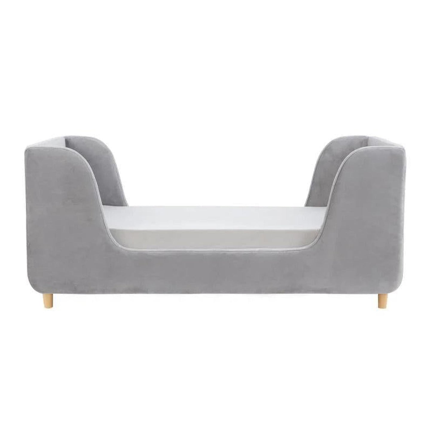 Obaby Lumi Toddler Bed - Velvet Grey-Dreamy Nursery