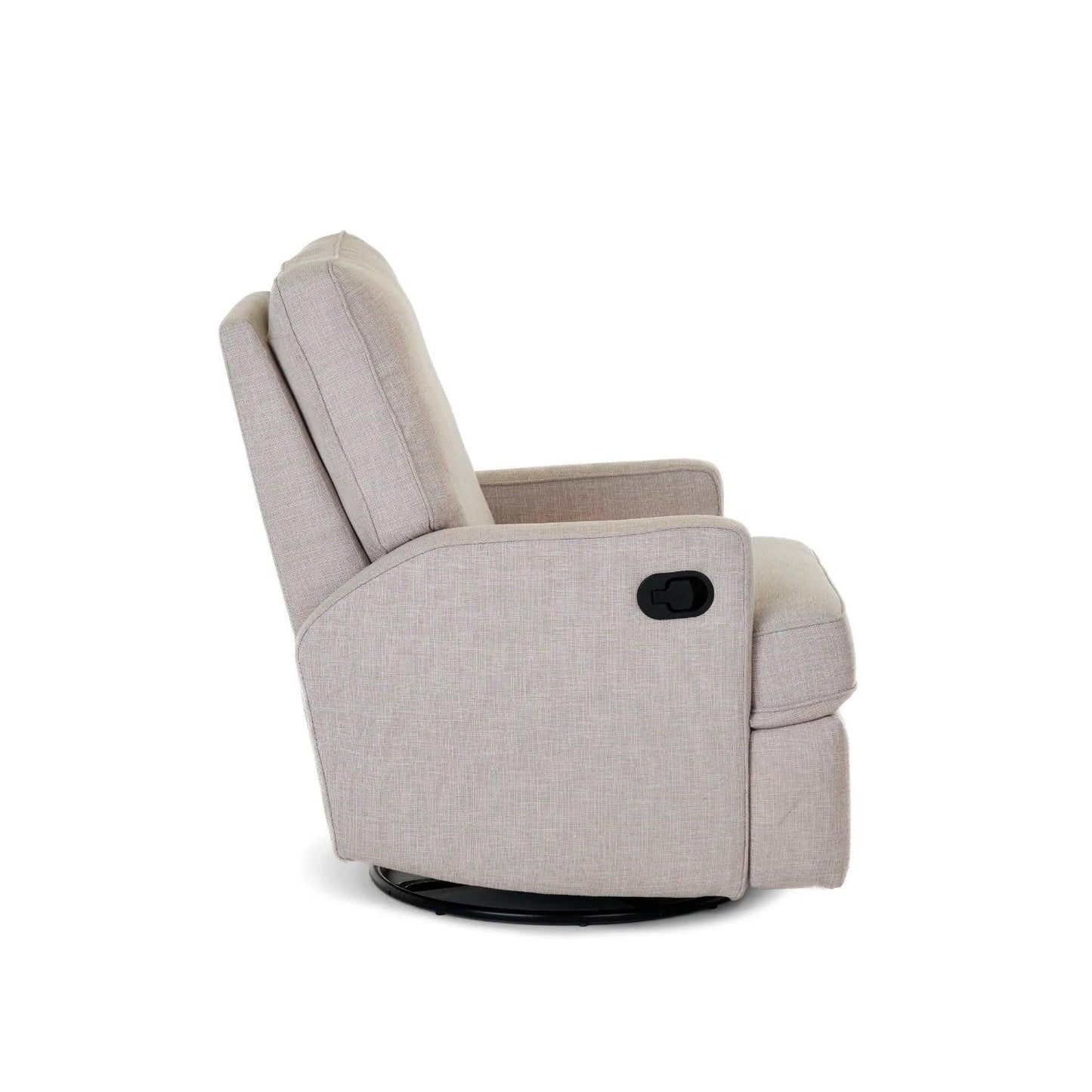 Obaby Madison Swivel Glider Recliner Chair - Oatmeal-Dreamy Nursery