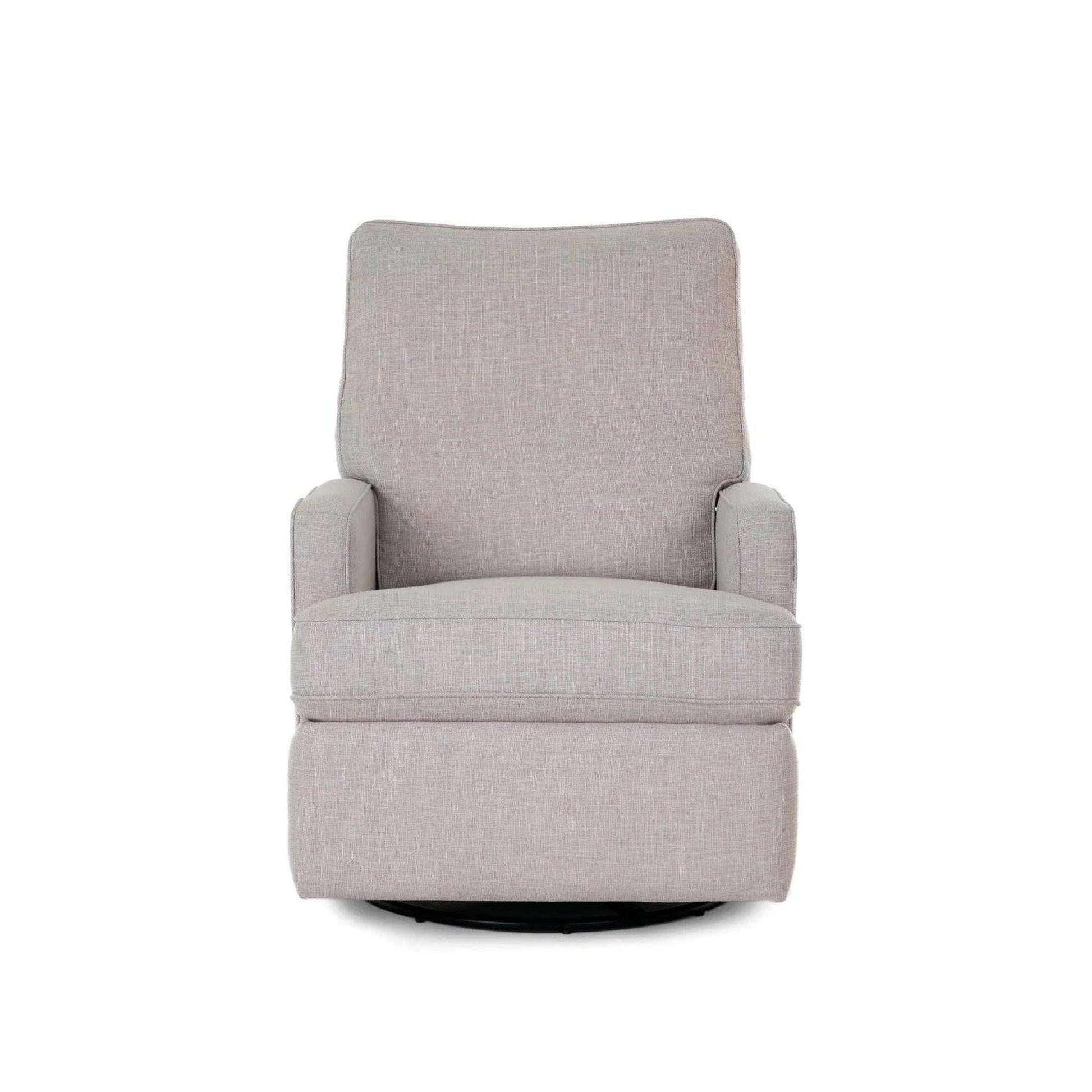 Obaby Madison Swivel Glider Recliner Chair - Oatmeal-Dreamy Nursery