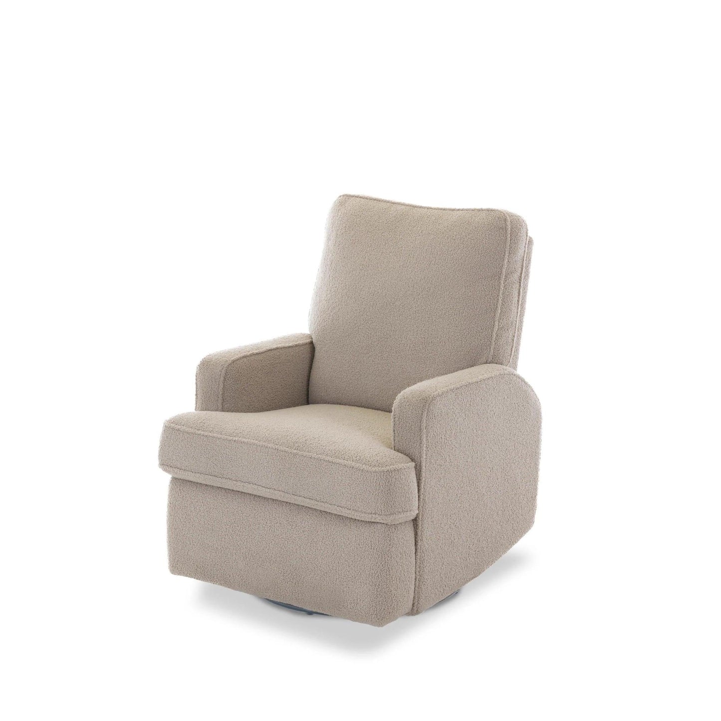 Obaby Madison Swivel Glider Recliner Chair - Teddy Fabric Truffle-Dreamy Nursery