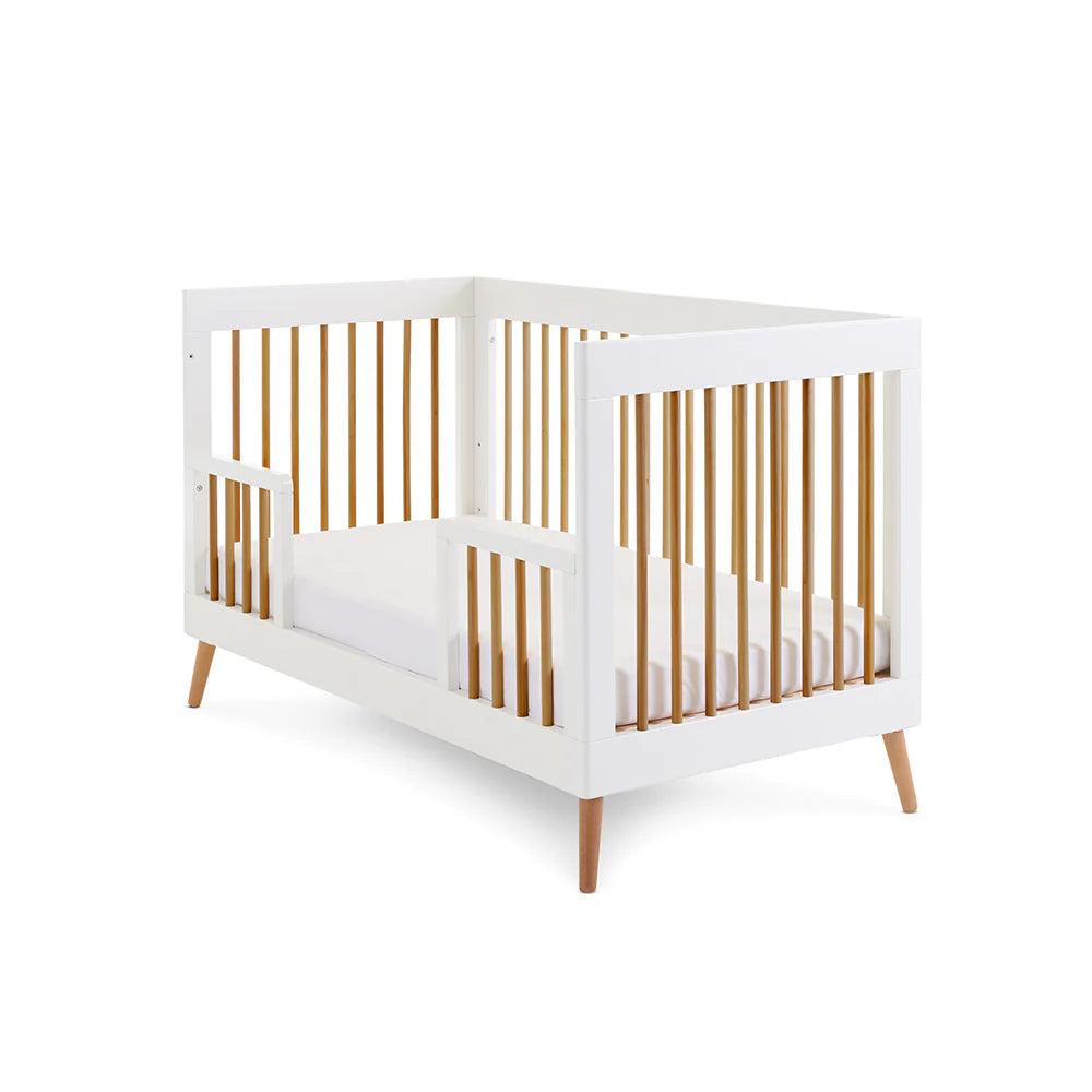 Obaby Maya 2 Piece Room Set - White with Natural-Dreamy Nursery