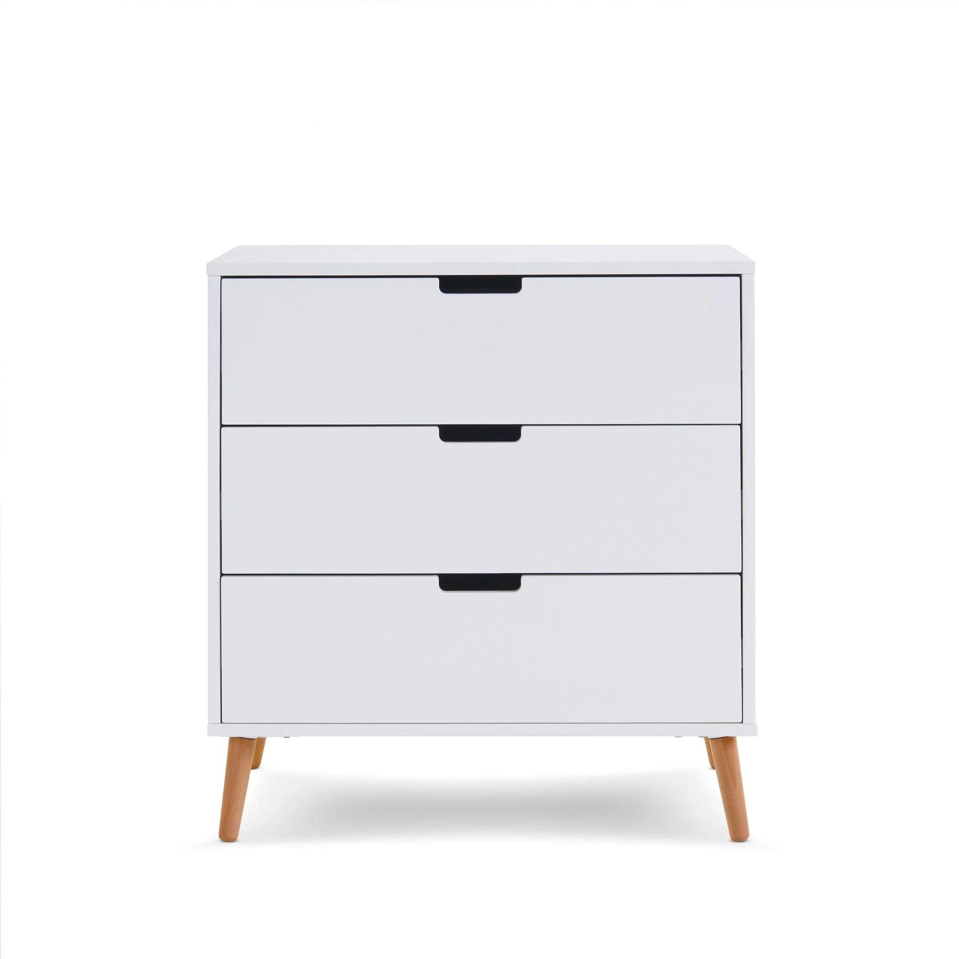 Obaby Maya 2 Piece Room Set - White with Natural-Dreamy Nursery
