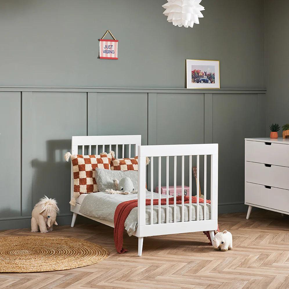 Obaby Maya 3 Piece Room Set - Nordic White-Dreamy Nursery