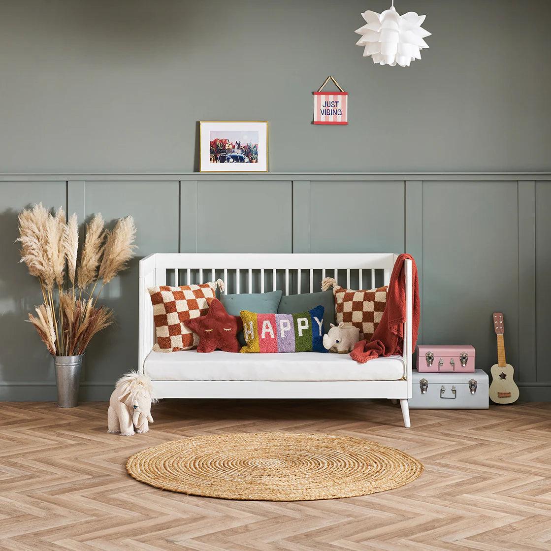 Obaby Maya 3 Piece Room Set - Nordic White-Dreamy Nursery