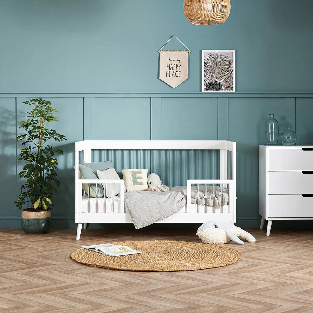 Obaby Maya 3 Piece Room Set - White with Acrylic-Dreamy Nursery