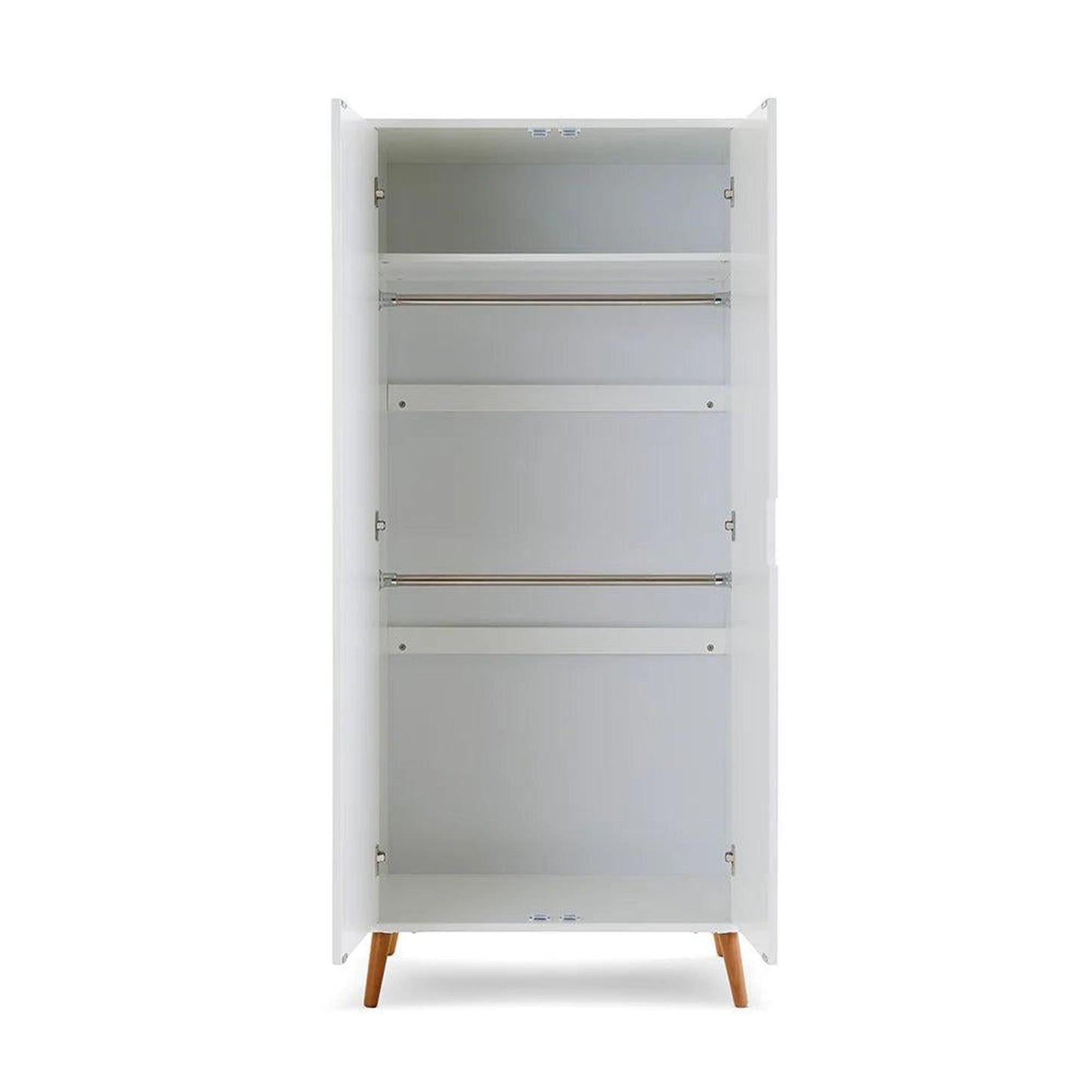 Obaby Maya 3 Piece Room Set - White with Natural-Dreamy Nursery