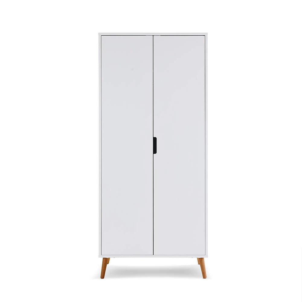 Obaby Maya 3 Piece Room Set - White with Natural-Dreamy Nursery