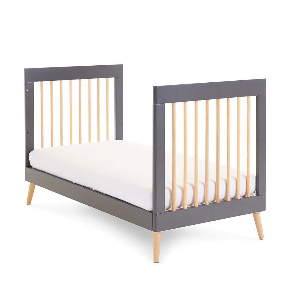 Obaby Maya Cot Bed - Slate with Natural-Dreamy Nursery