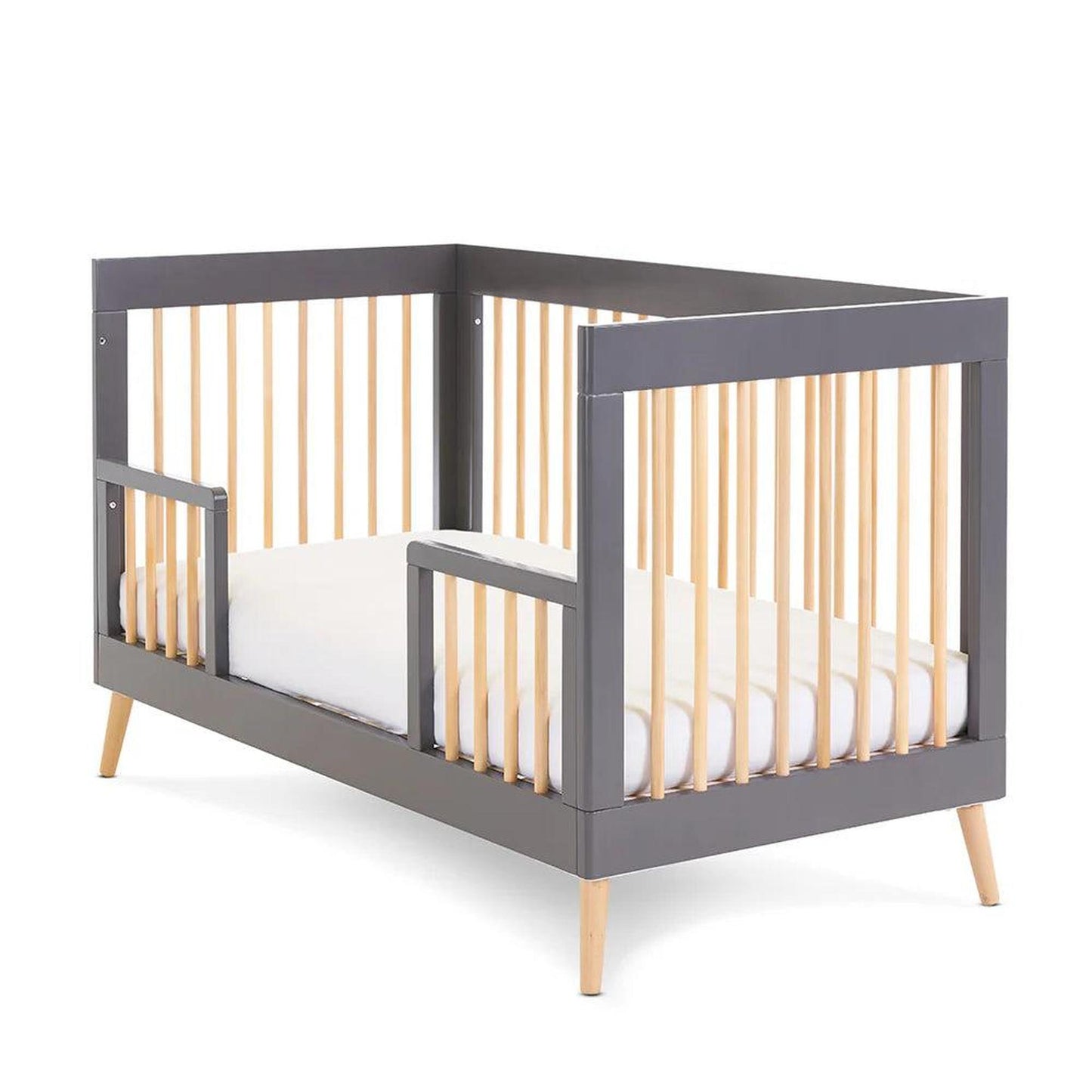 Obaby Maya Cot Bed - Slate with Natural-Dreamy Nursery