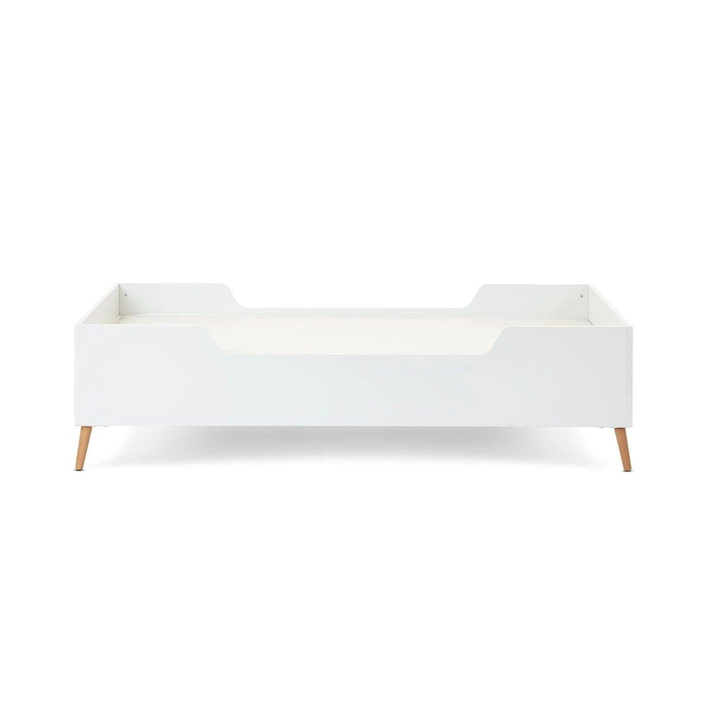 Obaby Maya Single Bed - White with Natural-Dreamy Nursery