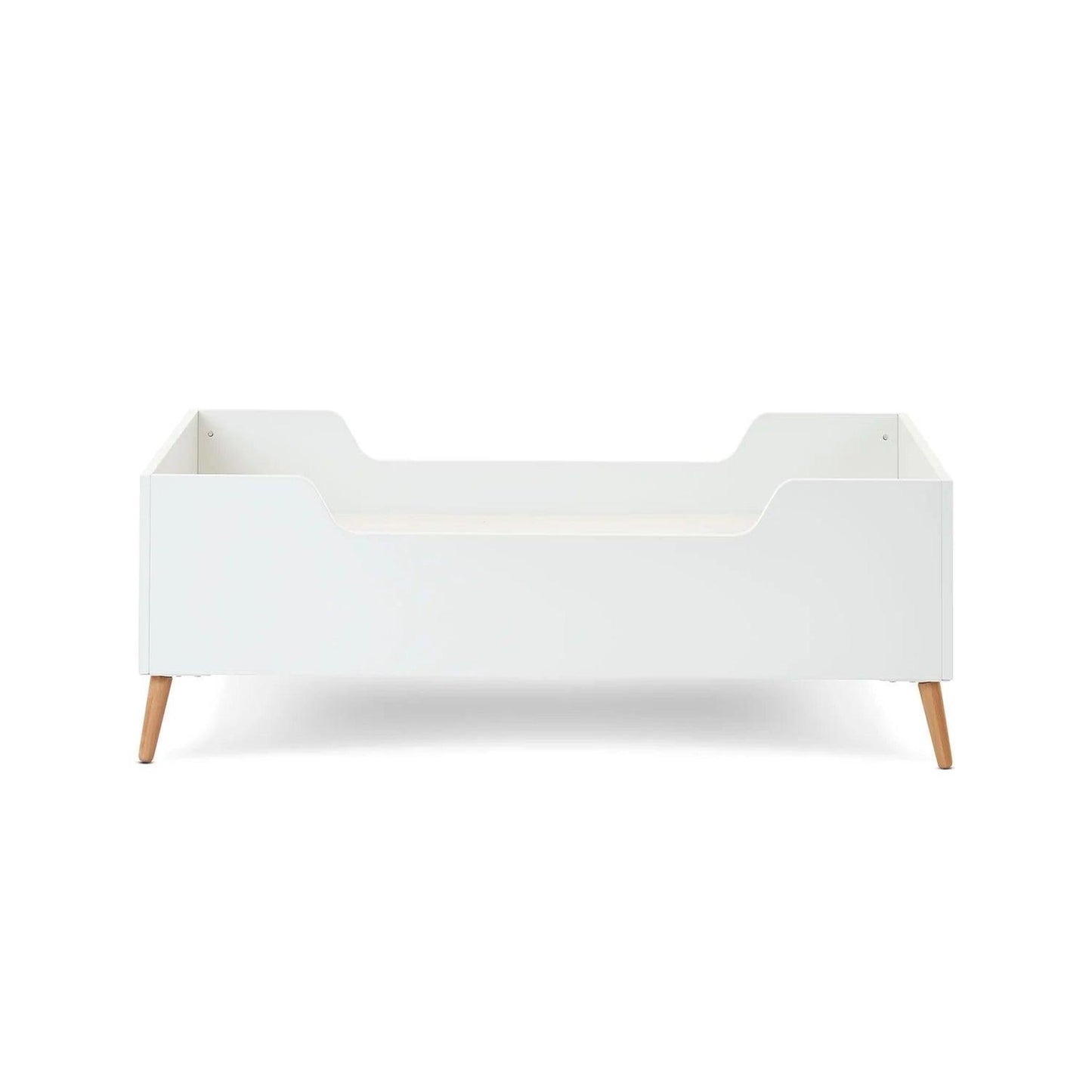 Obaby Maya Toddler Bed - White with Natural-Dreamy Nursery