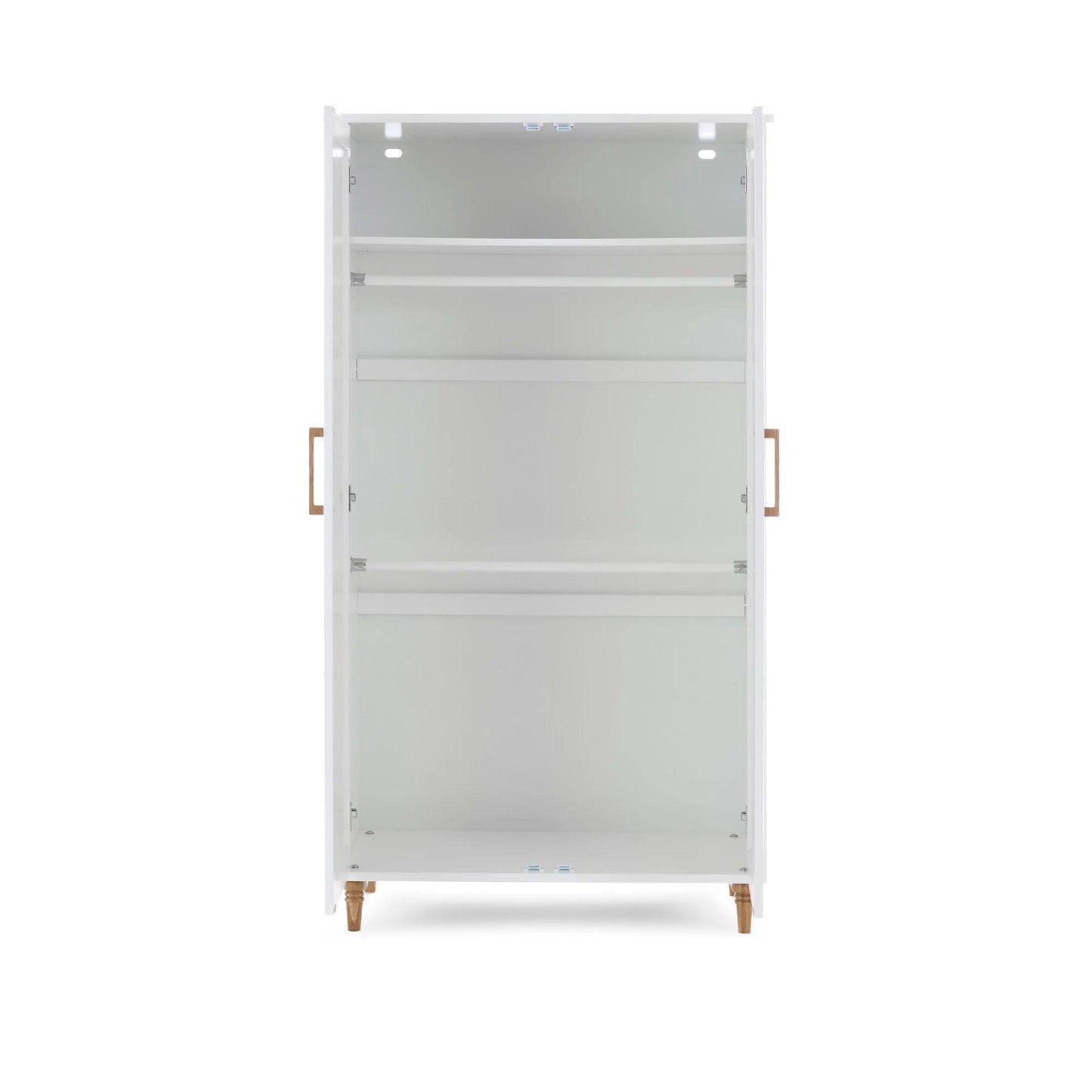Obaby Orla Double Wardrobe - White with Oak-Dreamy Nursery